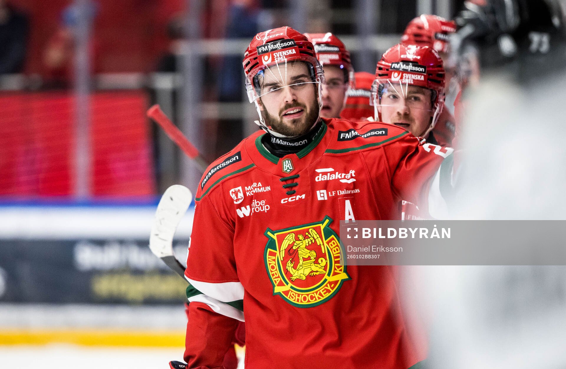 Moras Arvid Degerstedt jublar
