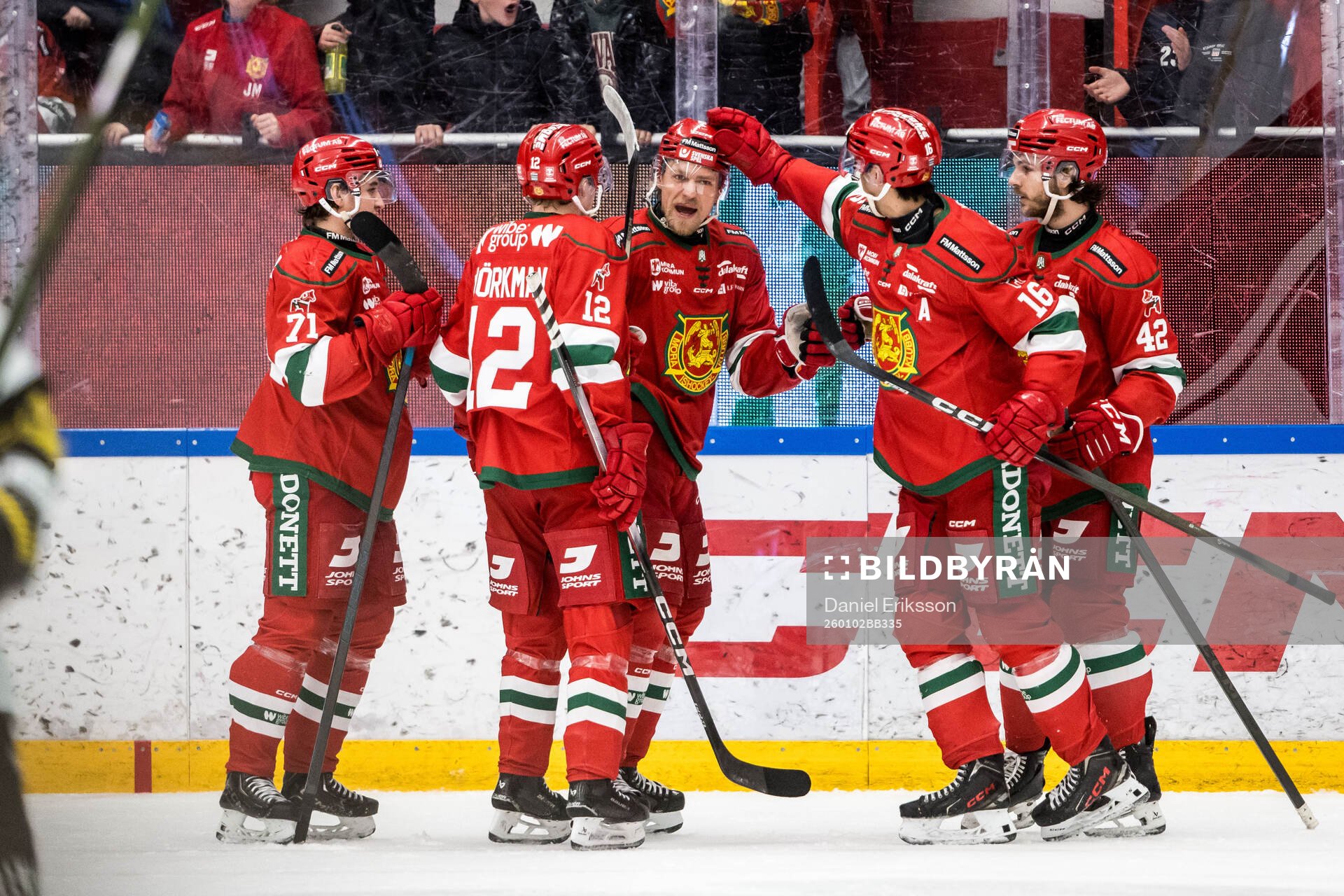 Moras Kristoffer Gunnarsson jublar