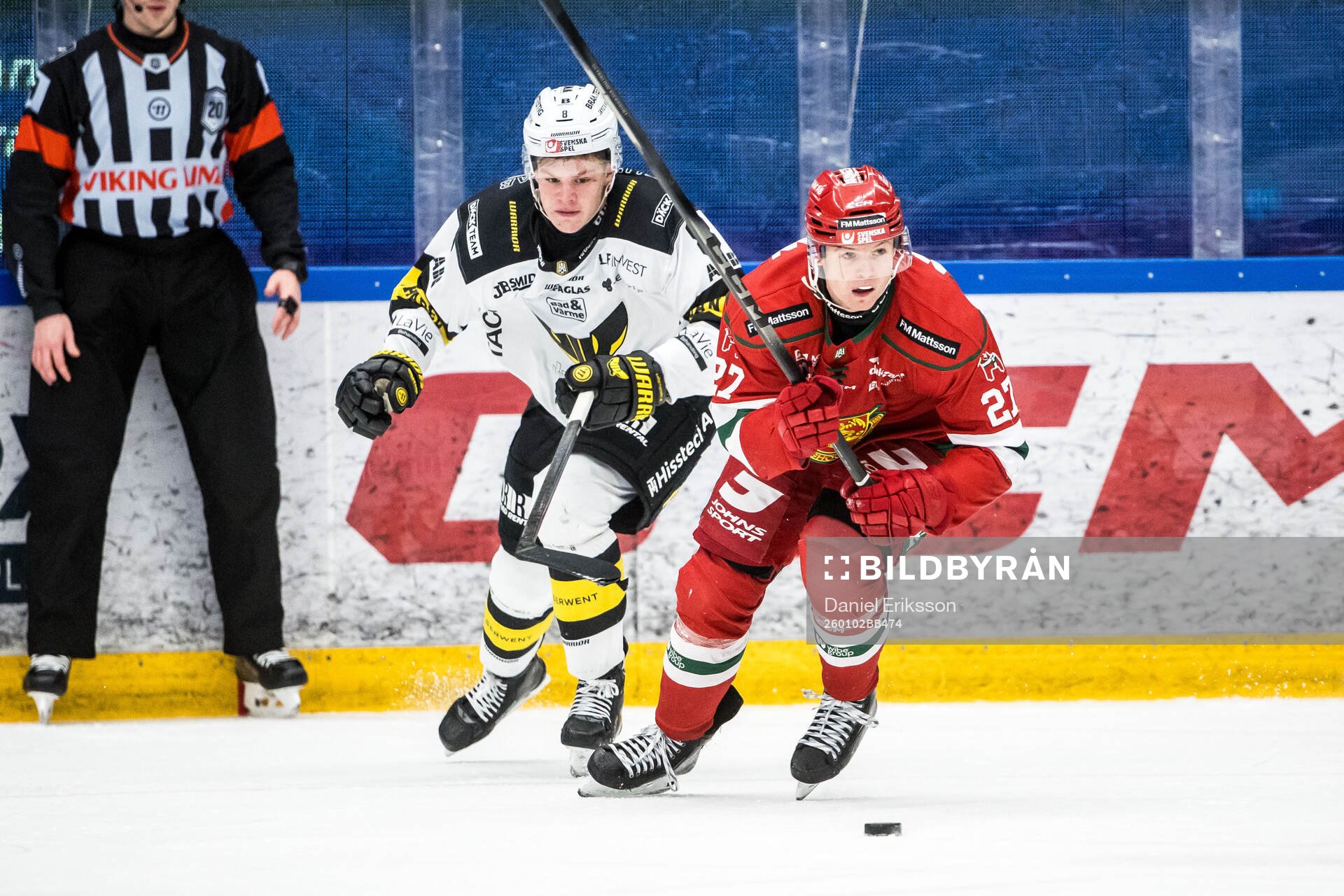 Västerås Viktor Pennerborn och Moras Hampus Larsson