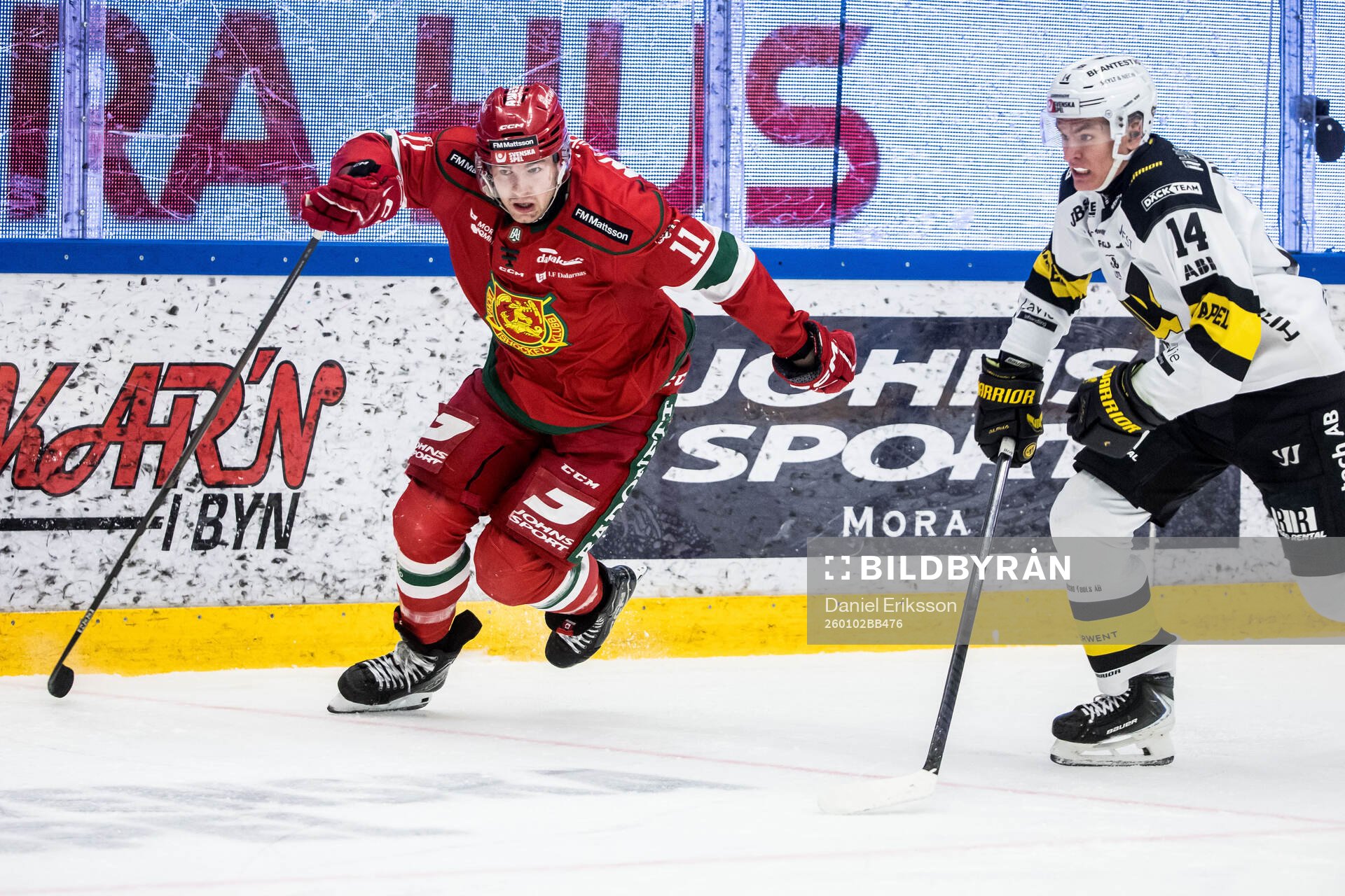 Moras Gustav Salmi-Lilja och Västerås Max Karlsson