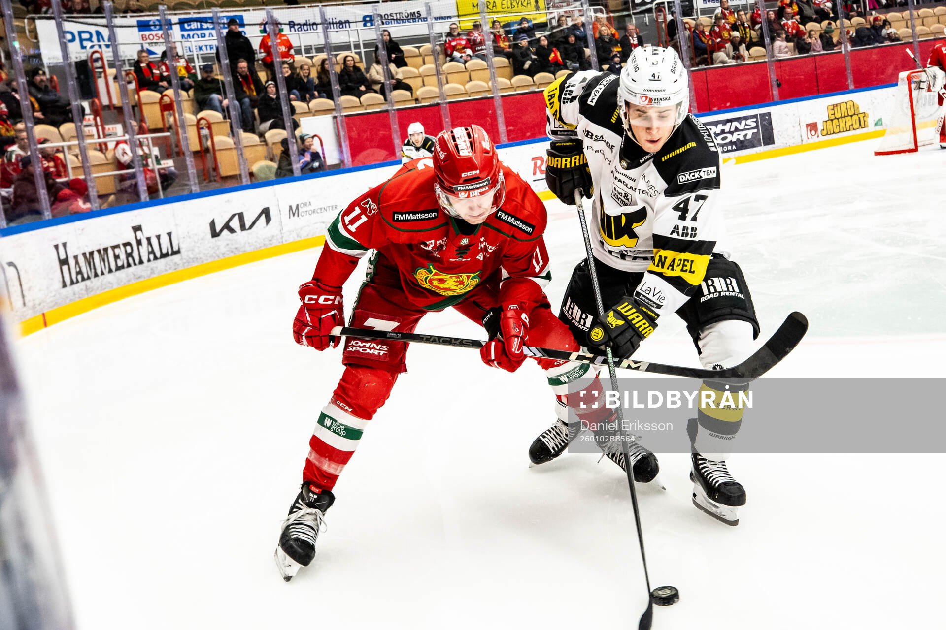 Moras Gustav Salmi-Lilja och Västerås Patrick Guay