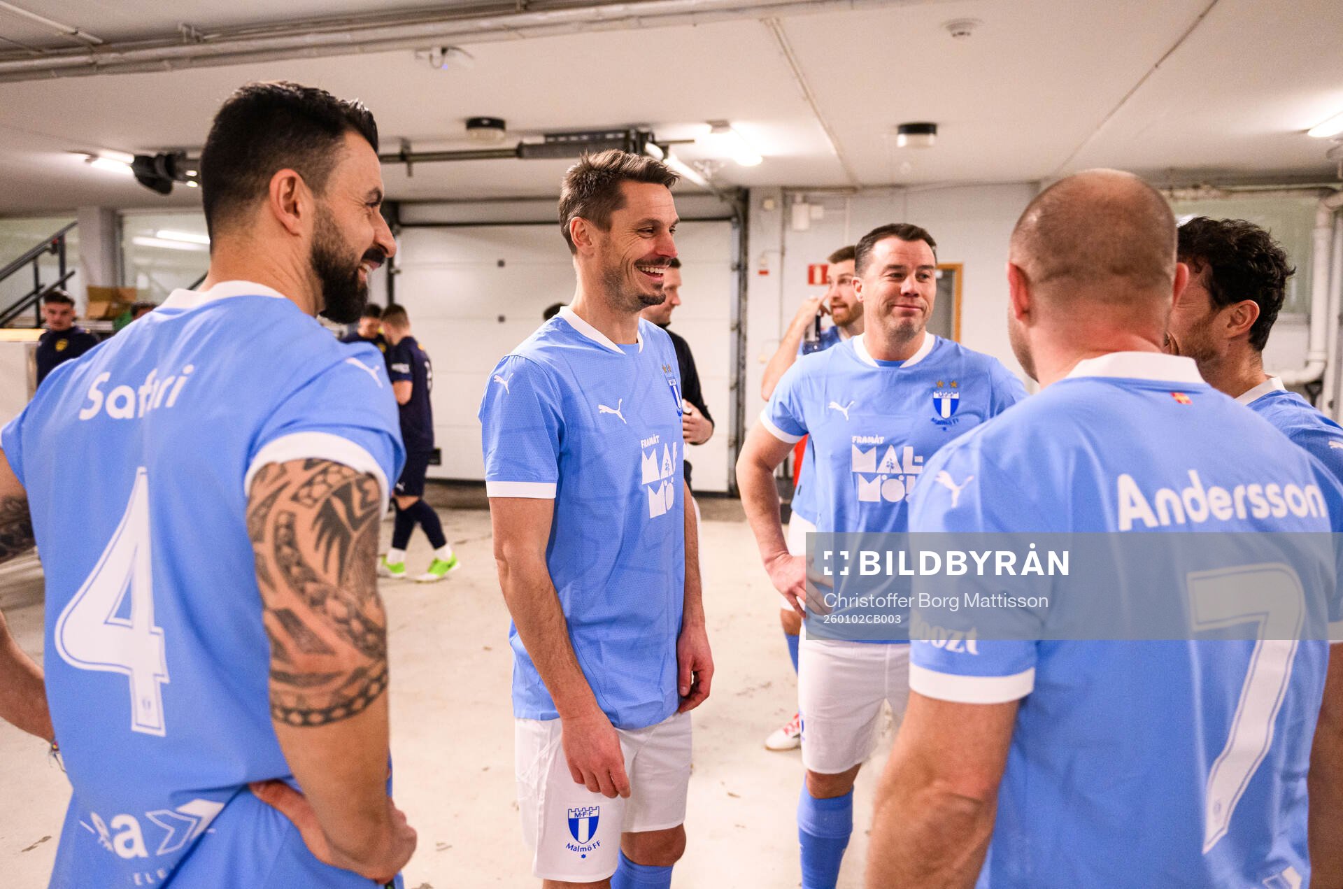 MFF Stjärnors Behrang Safari, Markus Rosenberg och