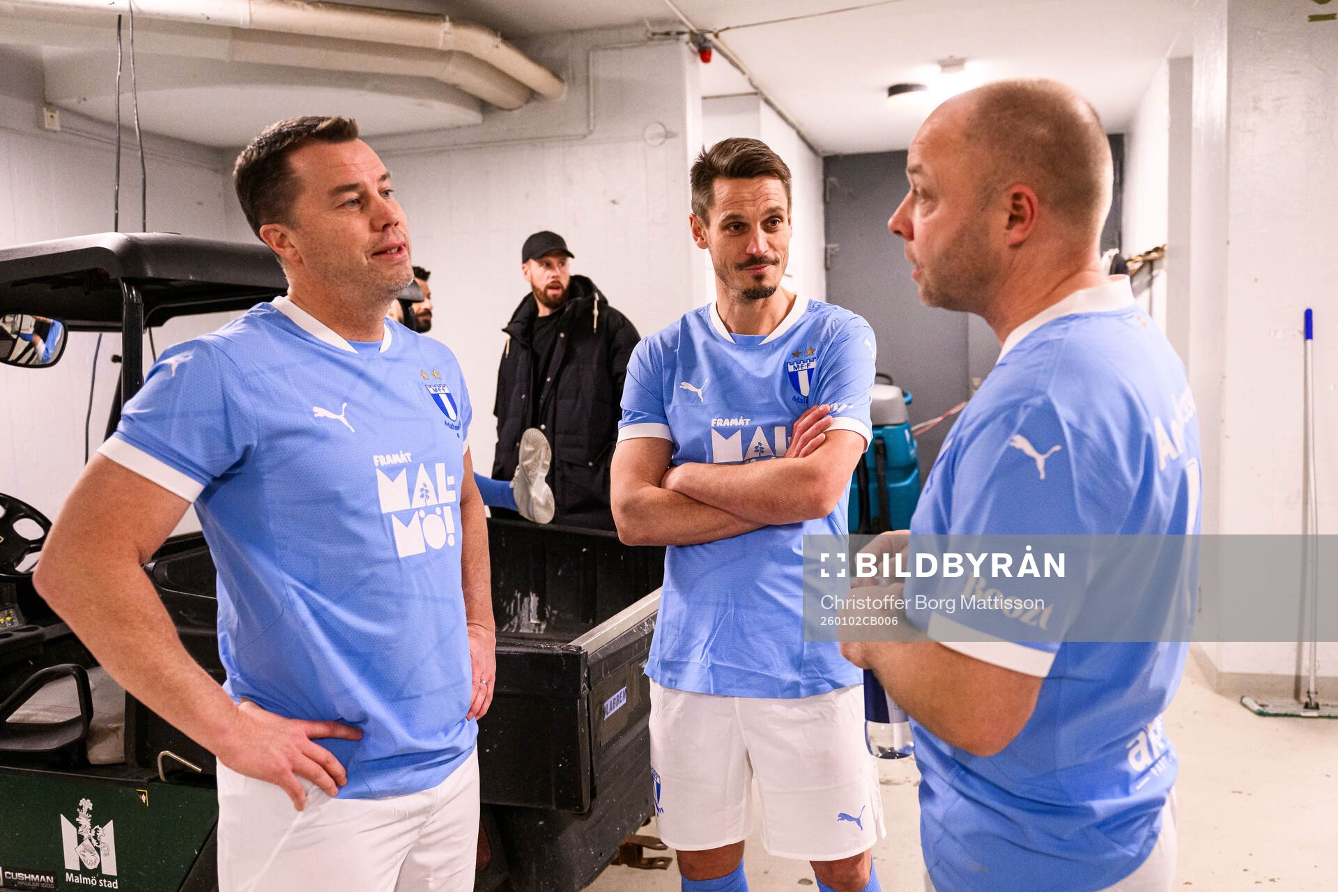 MFF Stjärnors tränare Daniel Andersson, Markus Rosenberg