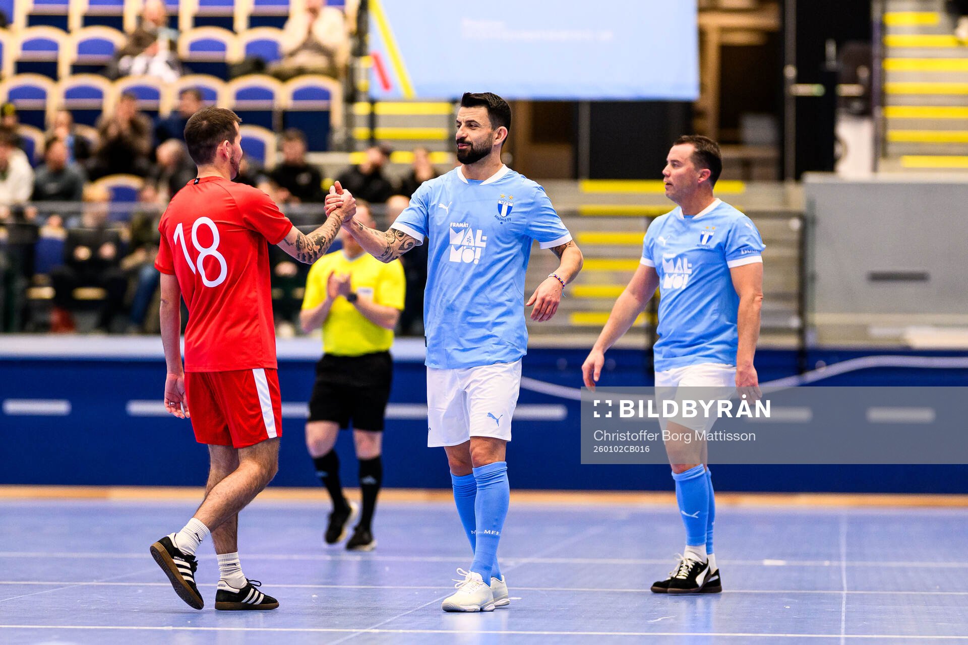 MFF Stjärnors Behrang Safari och tränare Daniel Andersson