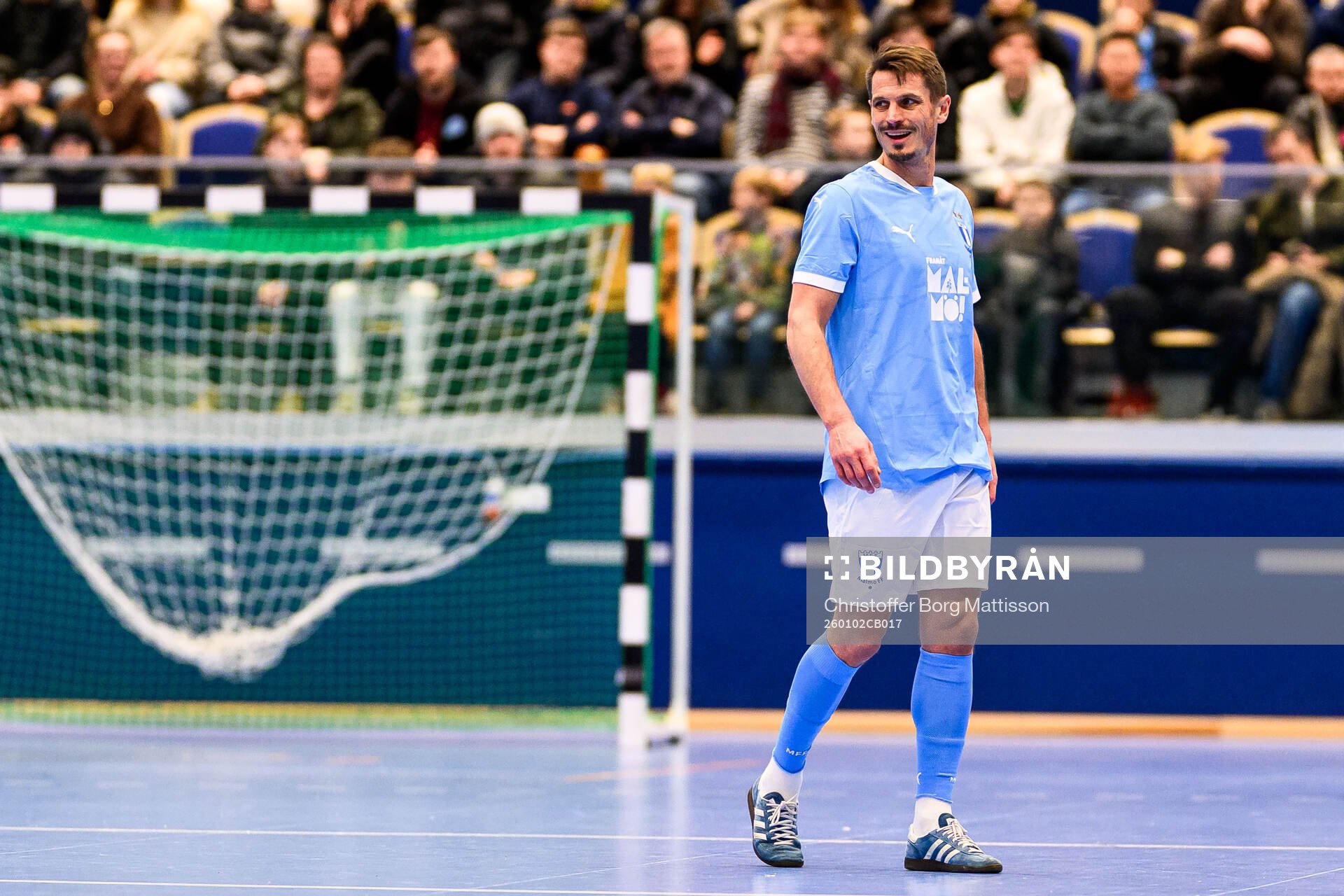 MFF Stjärnors Markus Rosenberg i Stjärncupenmatchen
