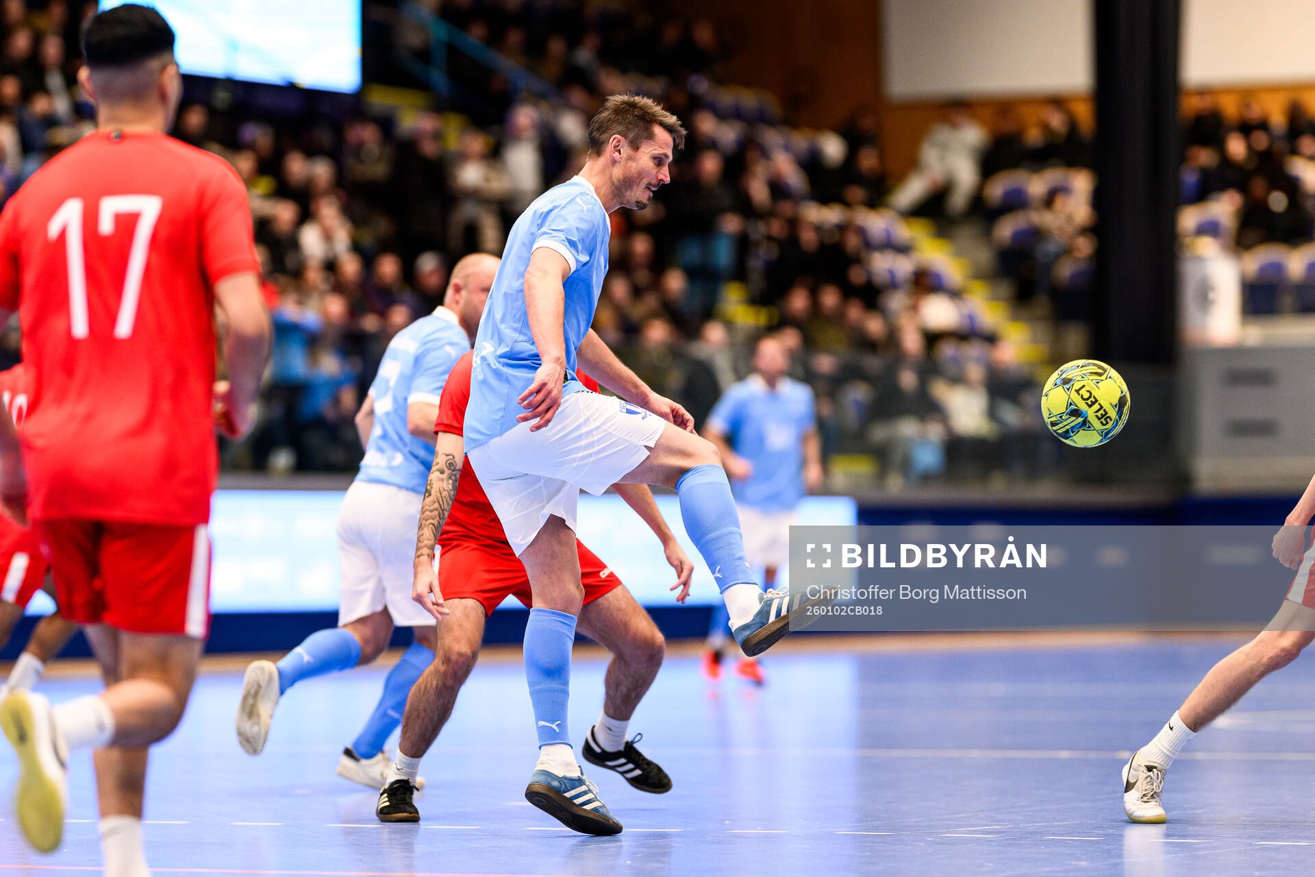 MFF Stjärnors Markus Rosenberg i Stjärncupenmatchen
