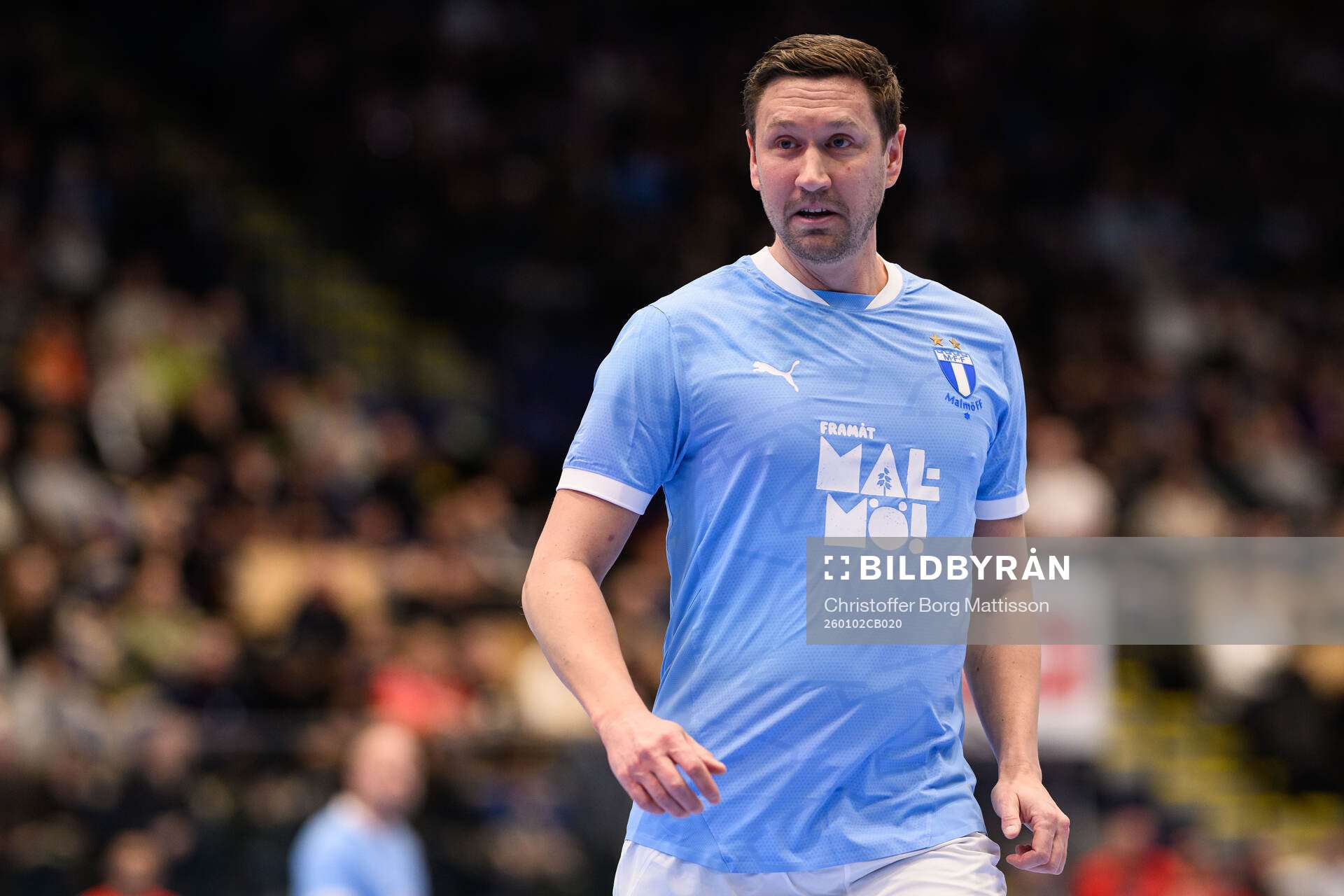 MFF Stjärnors Marcus Pode i Stjärncupenmatchen