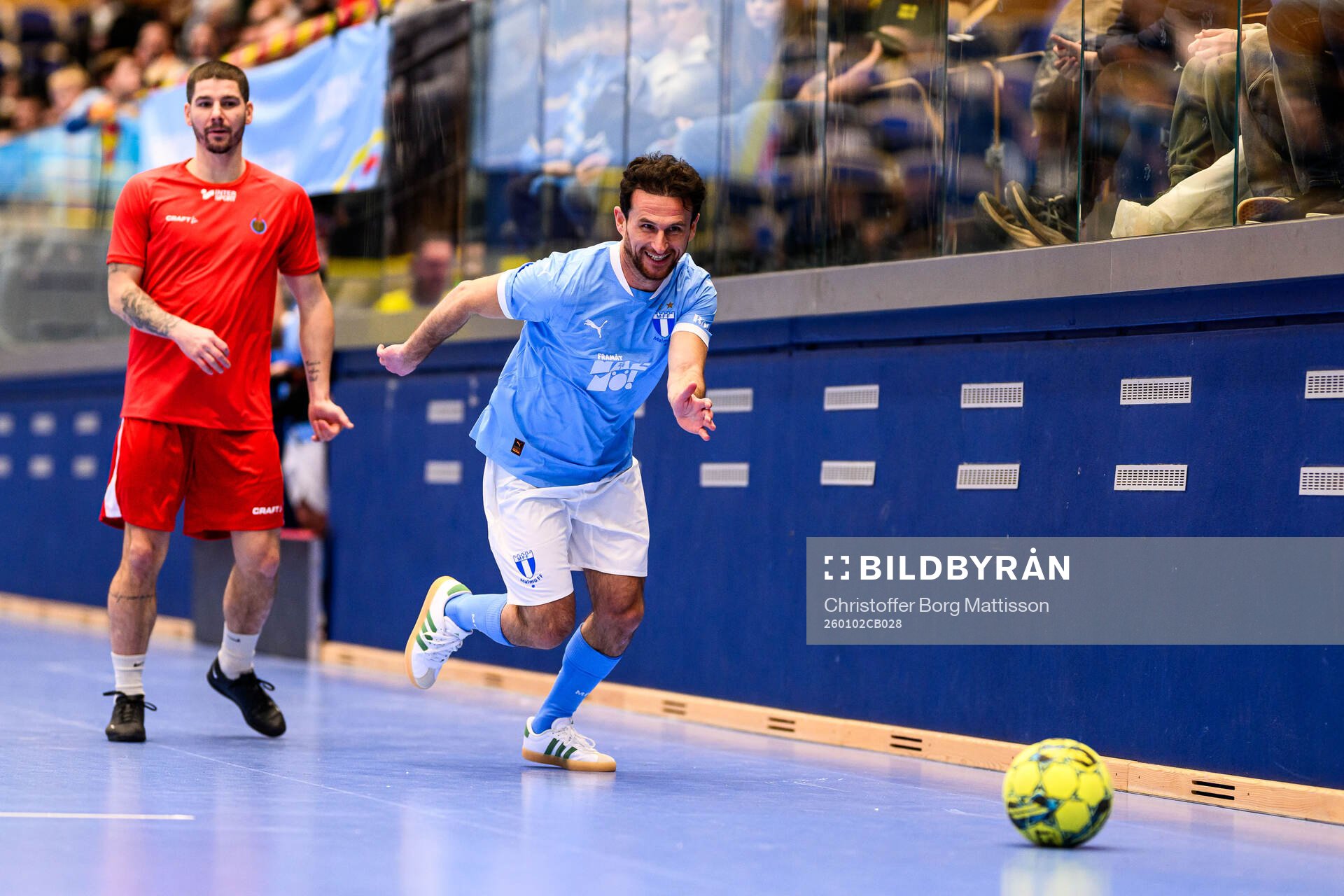 MFF Stjärnors Ylli Shabani i Stjärncupenmatchen