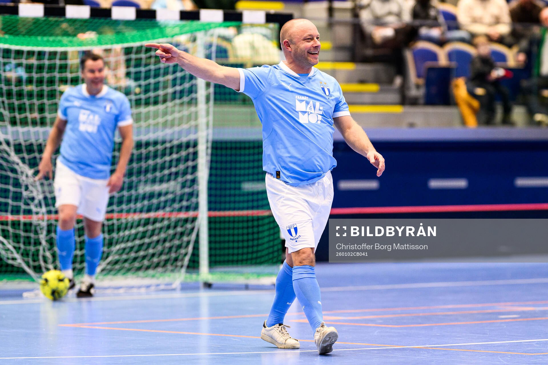 MFF Stjärnors Anders Andersson i Stjärncupenmatchen