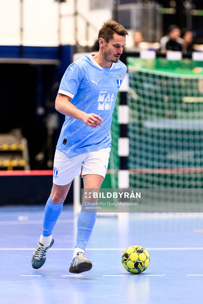 MFF Stjärnors Markus Rosenberg i Stjärncupenmatchen