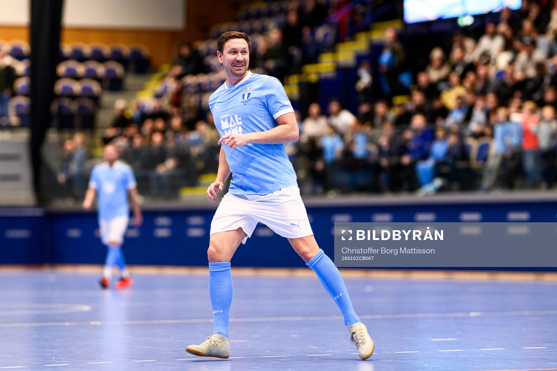 MFF Stjärnors Marcus Pode i Stjärncupenmatchen