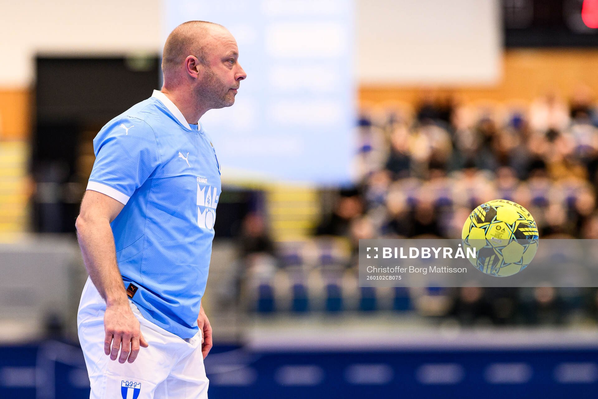 MFF Stjärnors Anders Andersson i Stjärncupenmatchen