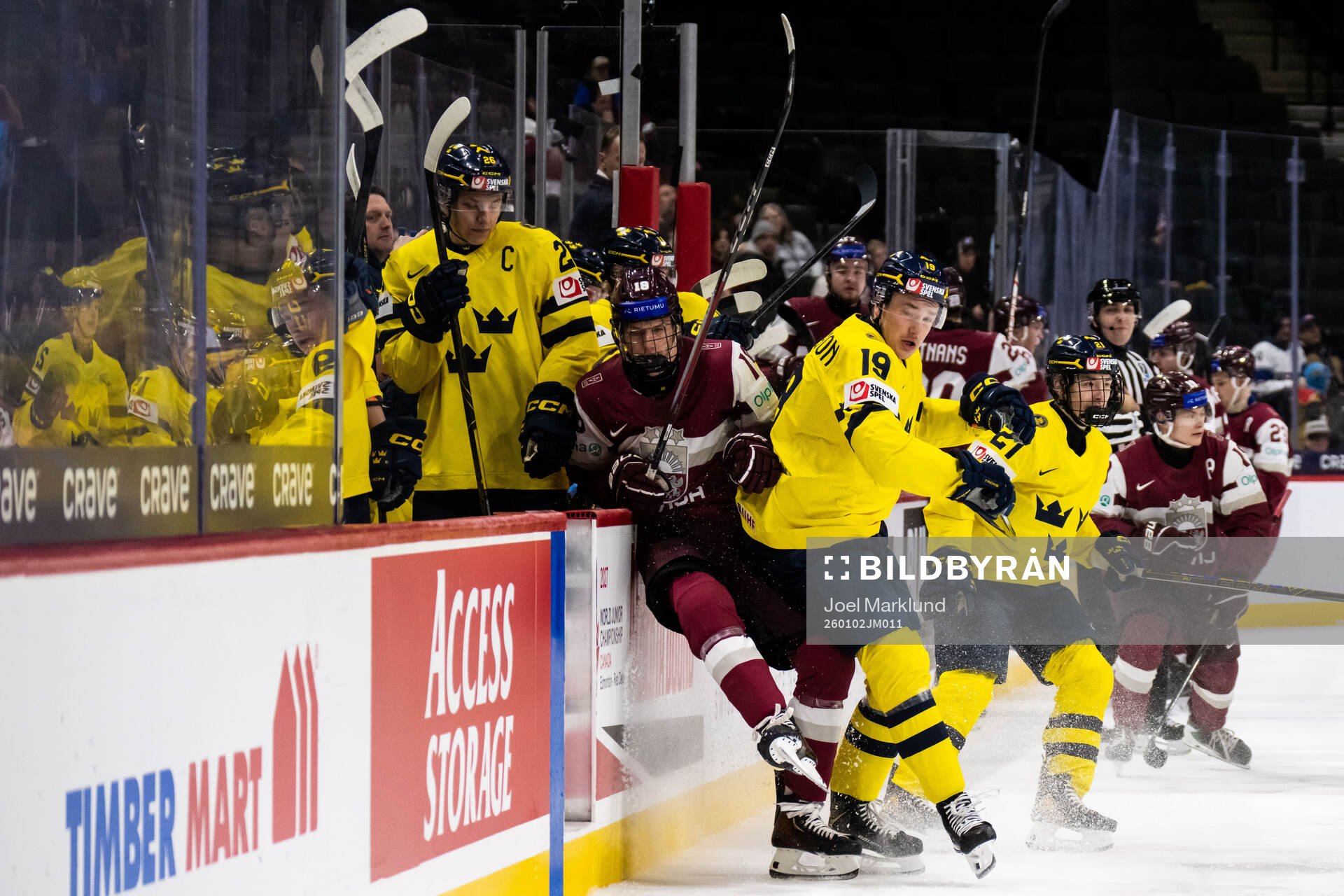 Roberts Naudins of Latvia and William Håkansson of Sweden