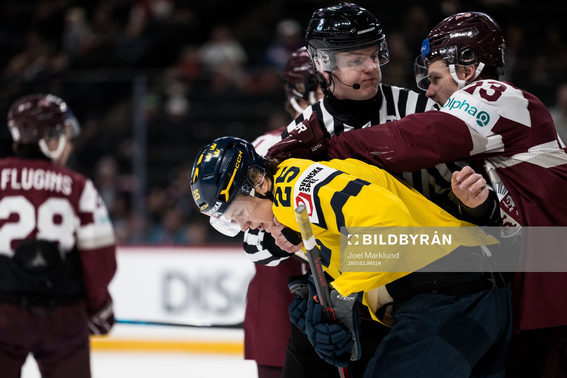 Eddie Genborg of Sweden and Alberts Smits of Latvia