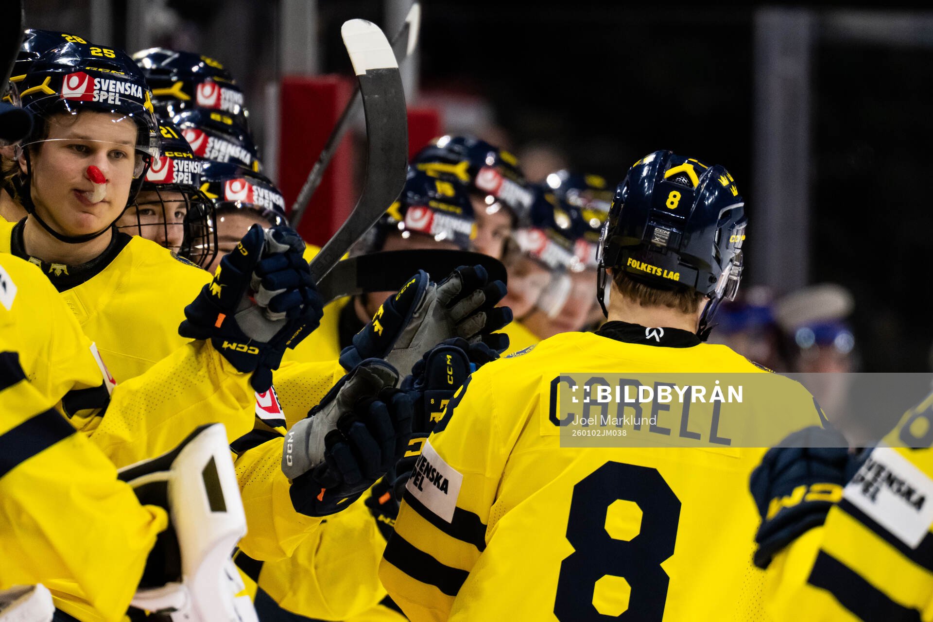Felix Carell of Sweden celebrates