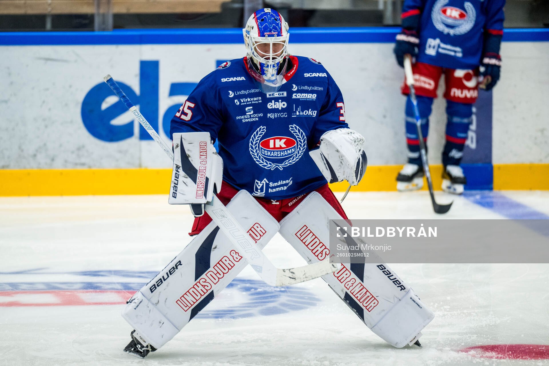 Oskarshamns målvakt Olof Glifford