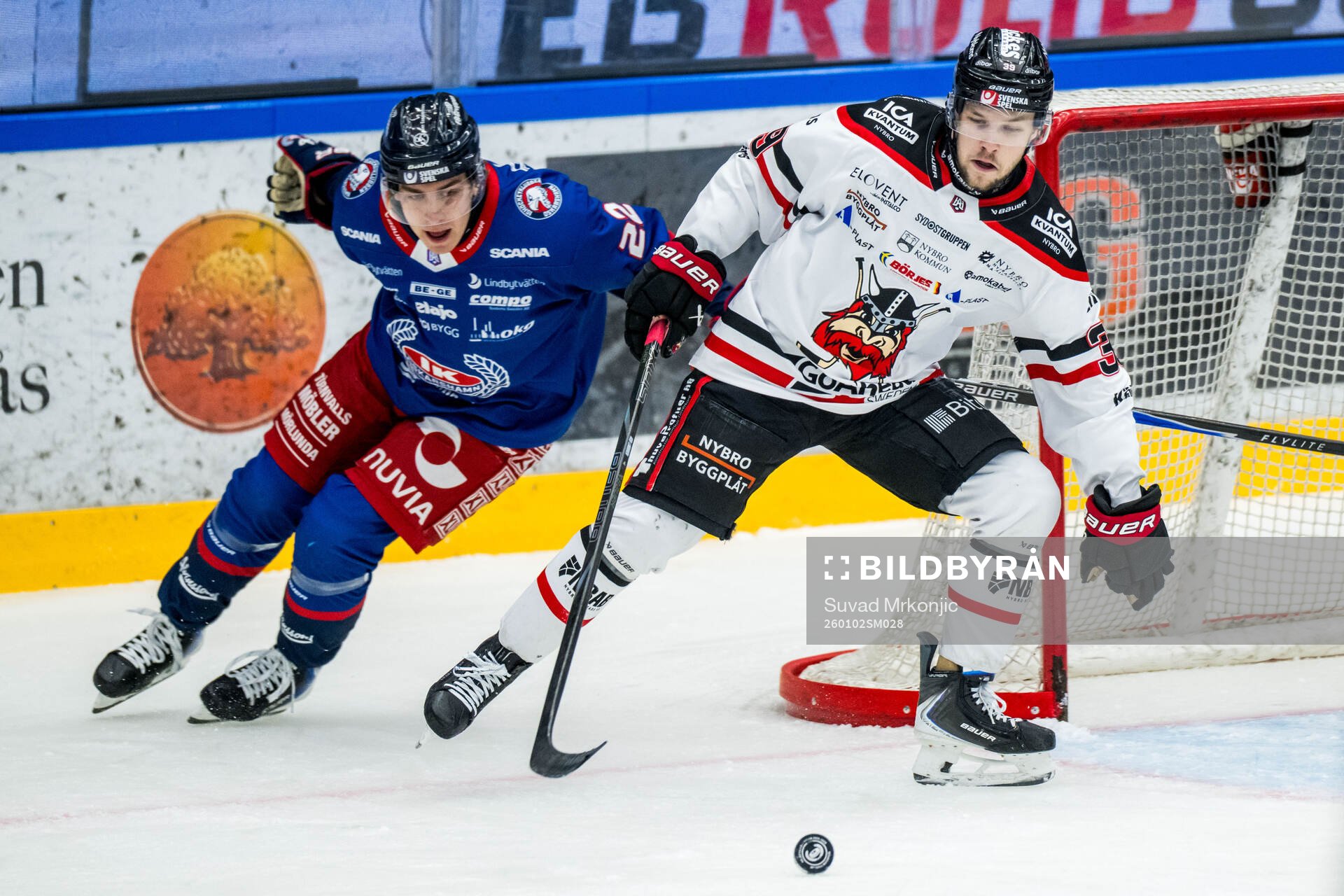 Oskarshamns Axel Björnkvist och Nybros Linus Lindgren