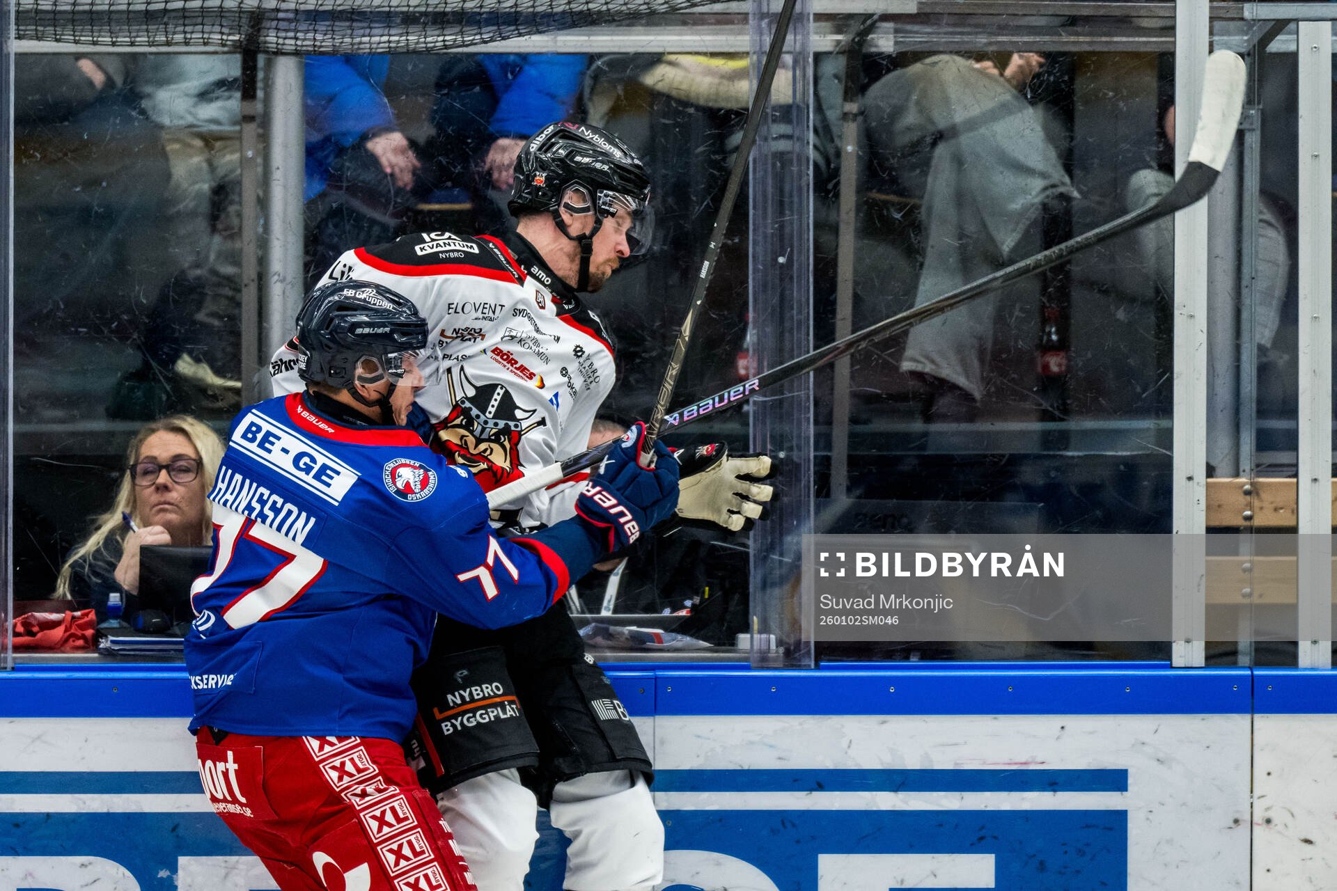 Oskarshamns Herman Hansson och Nybros Jesper Mångs
