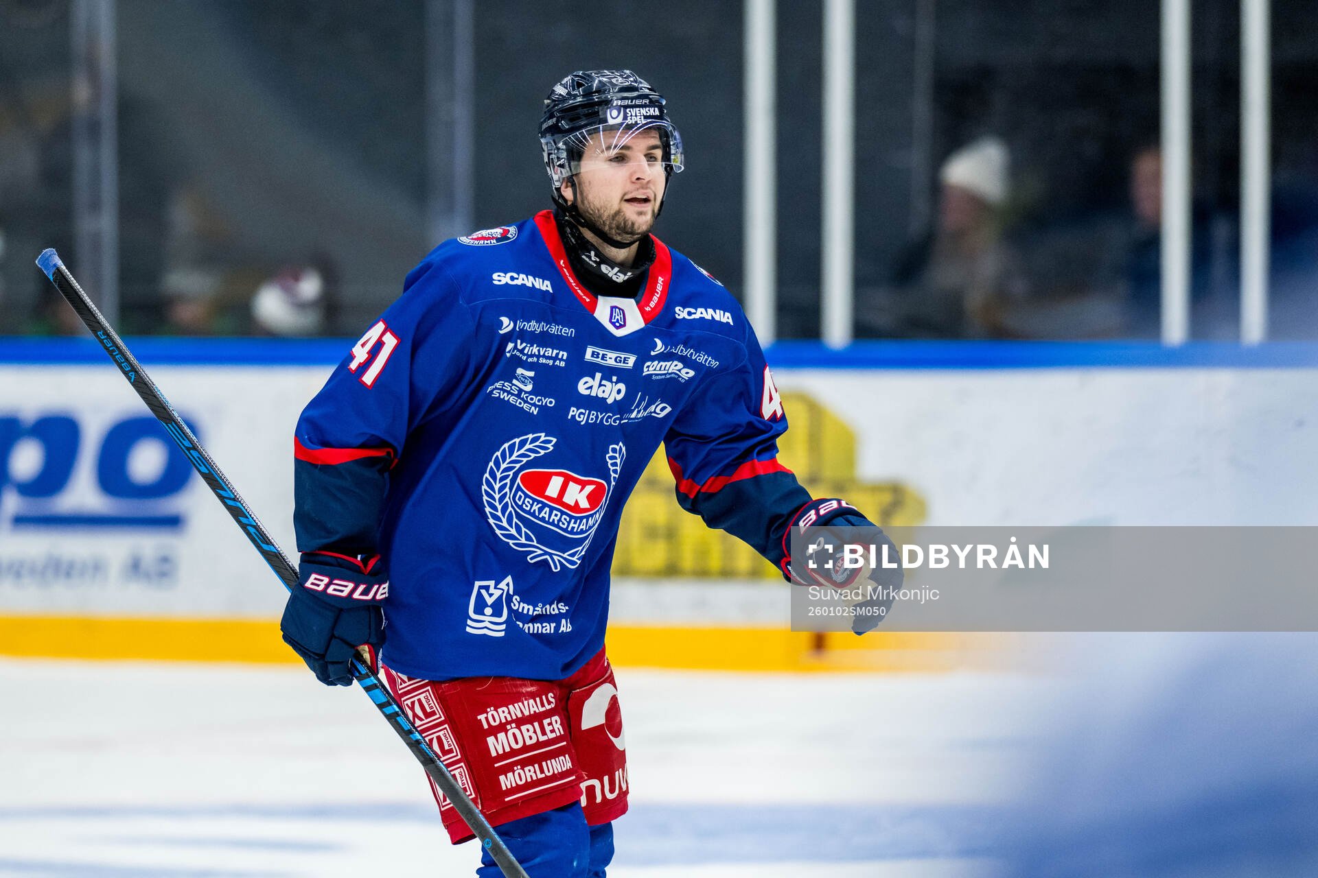 Oskarshamns Melker Eriksson jublar