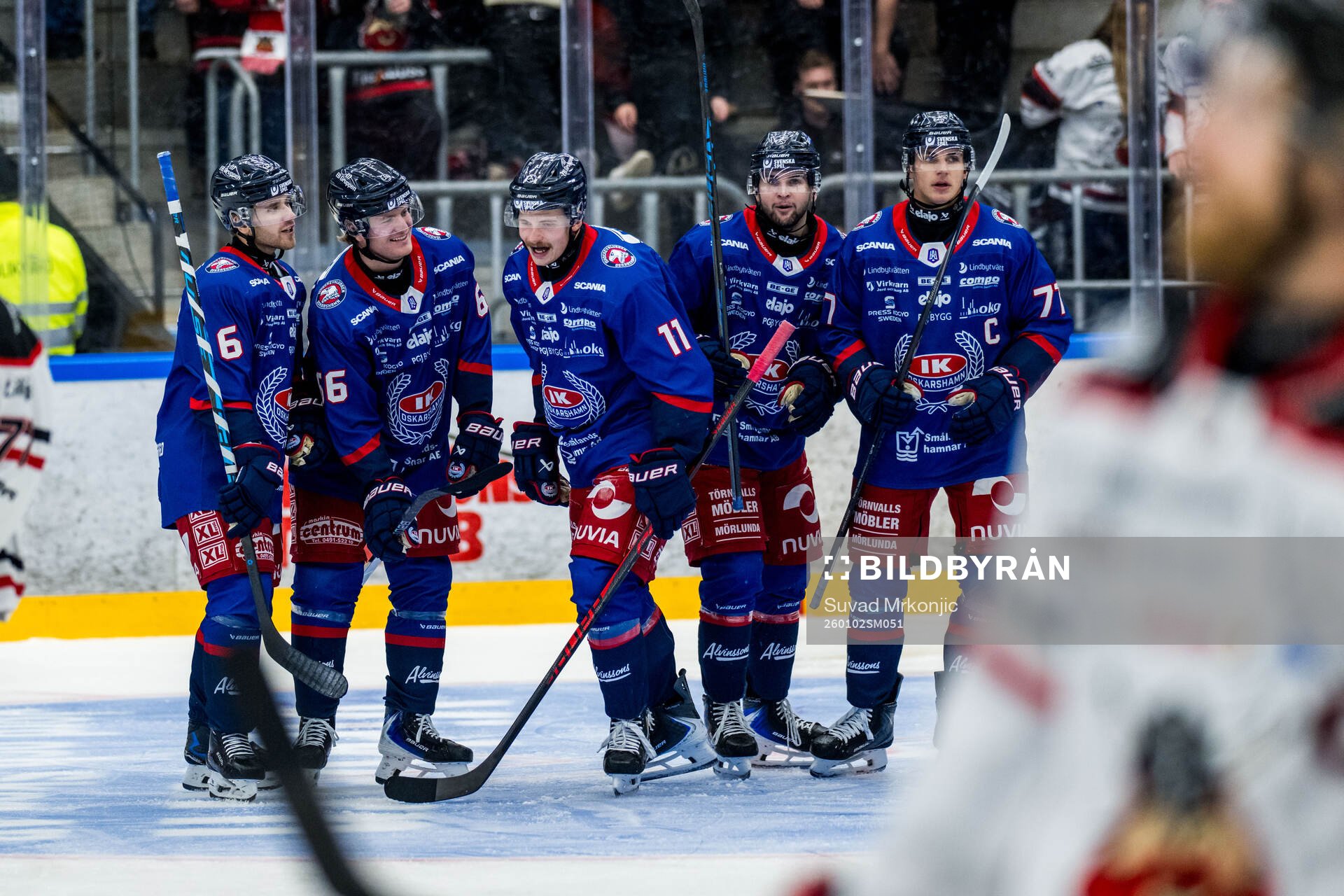 Oskarshamns Melker Eriksson jublar