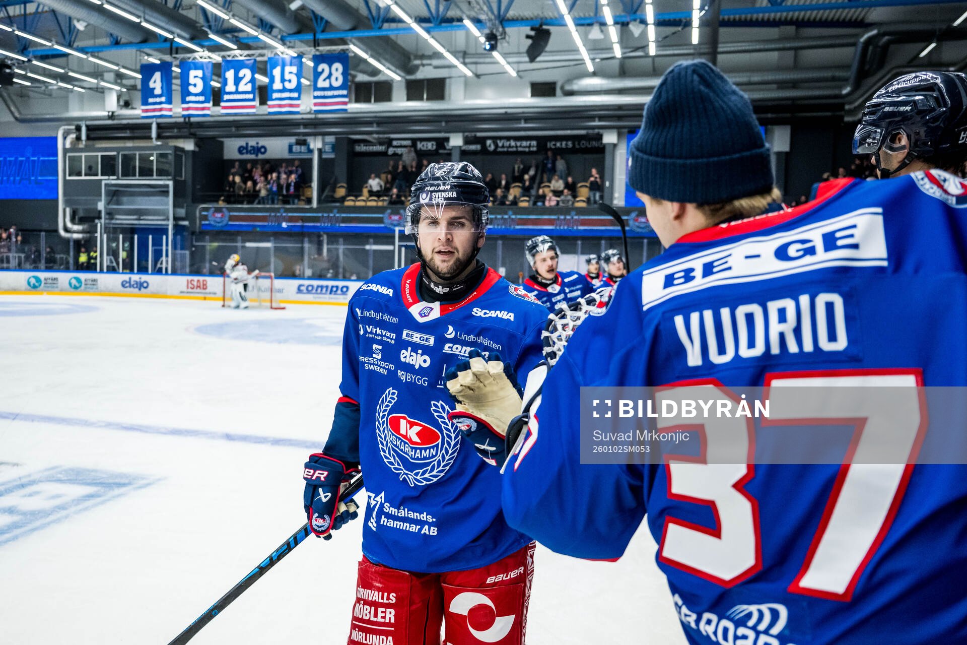 Oskarshamns Melker Eriksson jublar