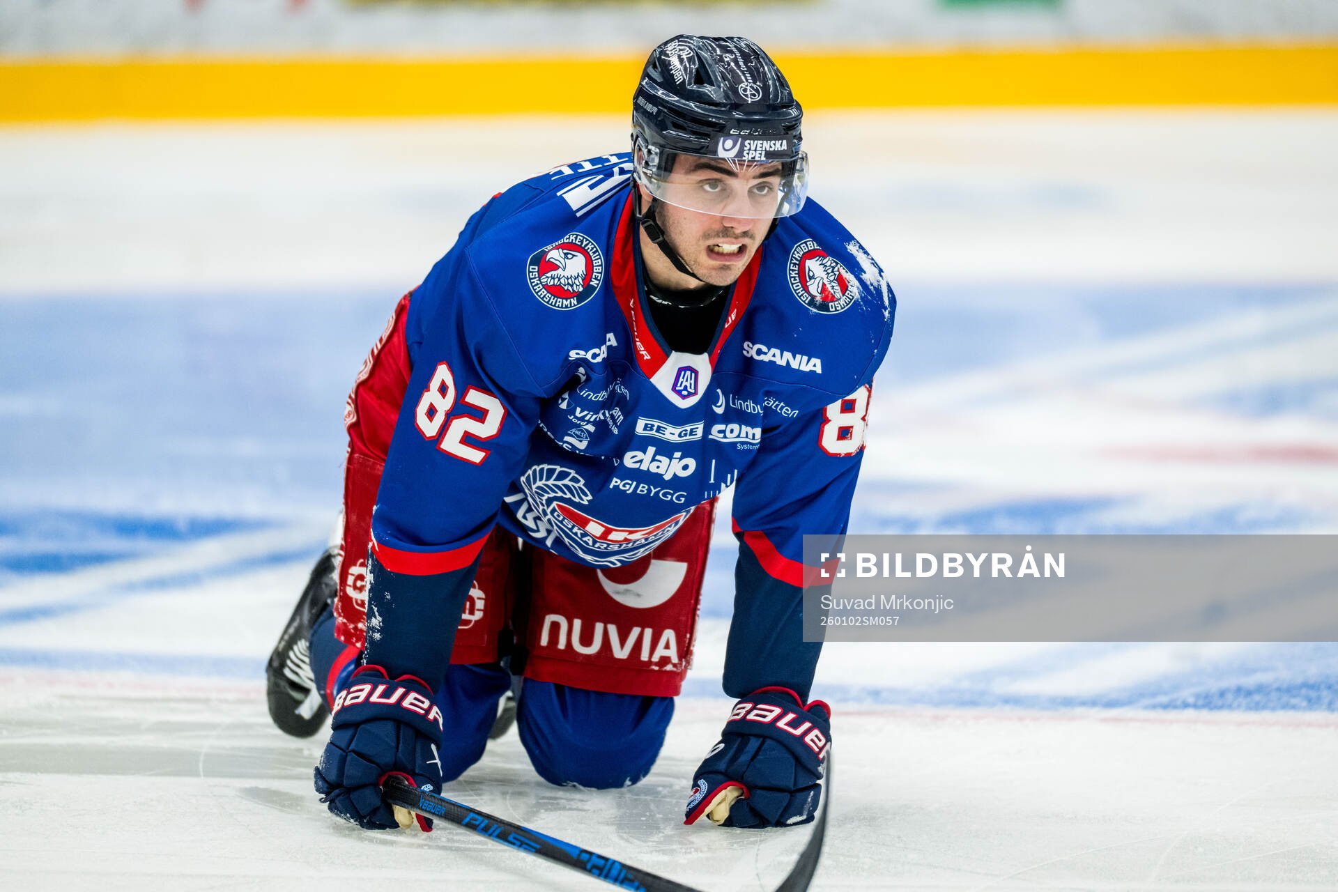 Oskarshamns Marc Olivier Duquette har ont