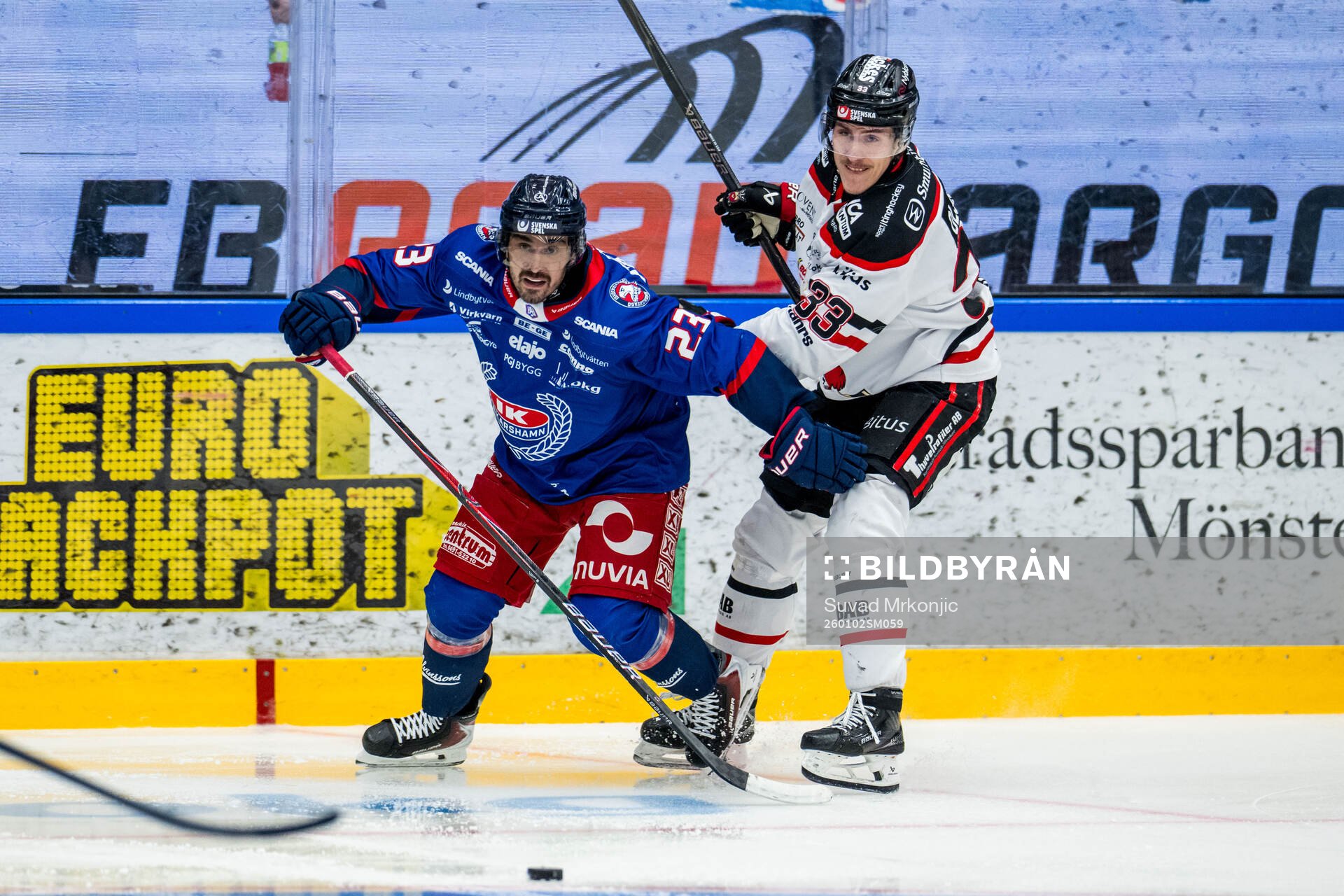 Oskarshamns Kevin Karlsson och Nybros Felix Olsson