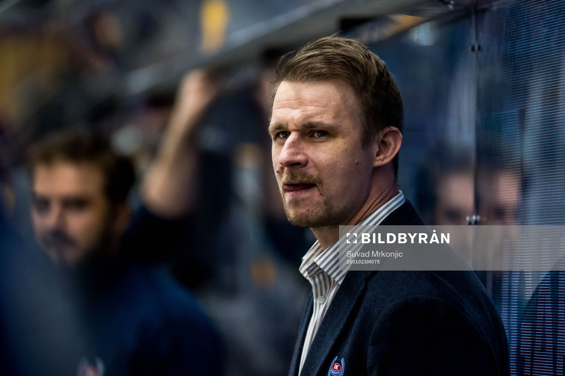 Oskarshamns assisterande tränare Johannes Salmonsson