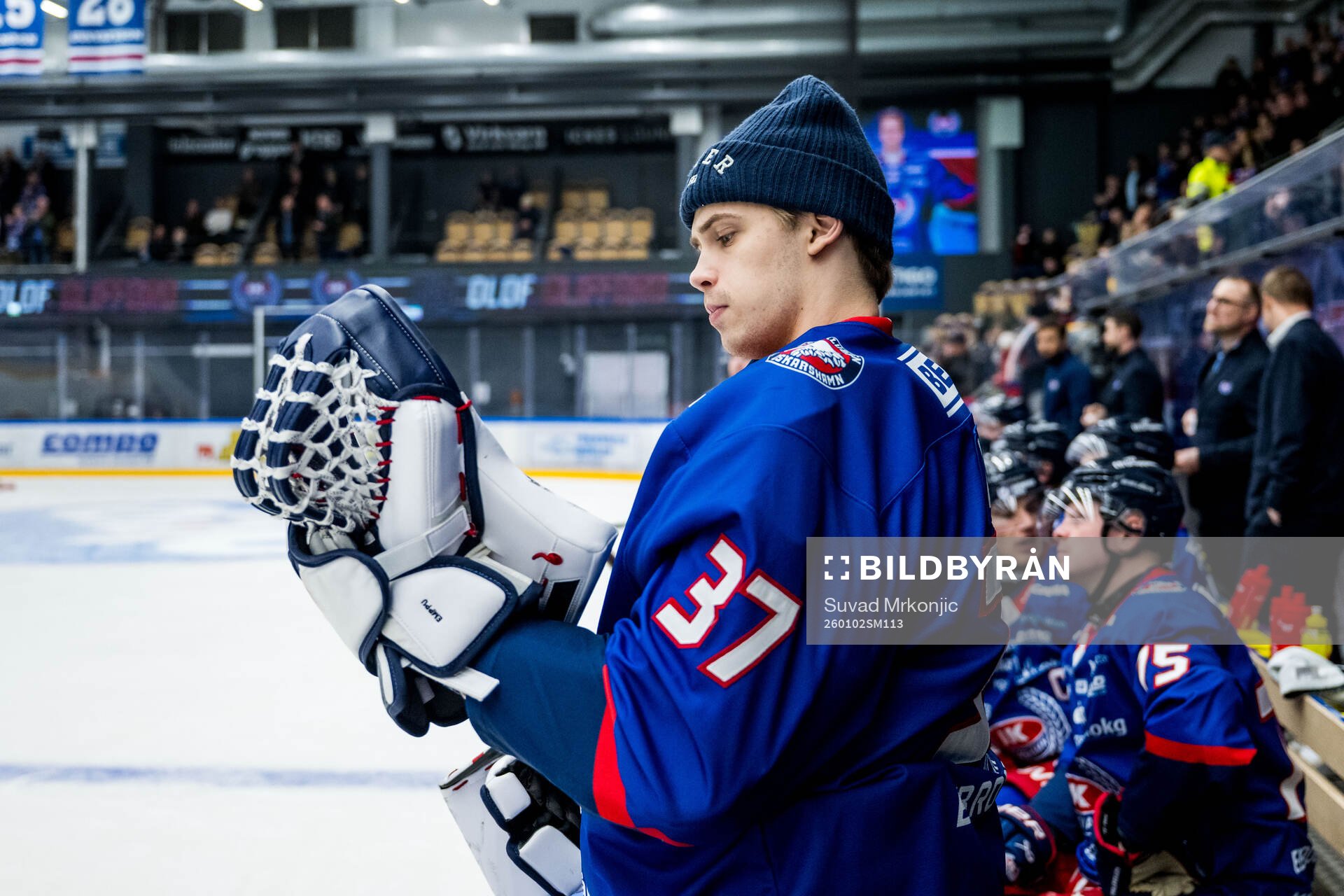 Oskarshamns målvakt Emil Vuorio
