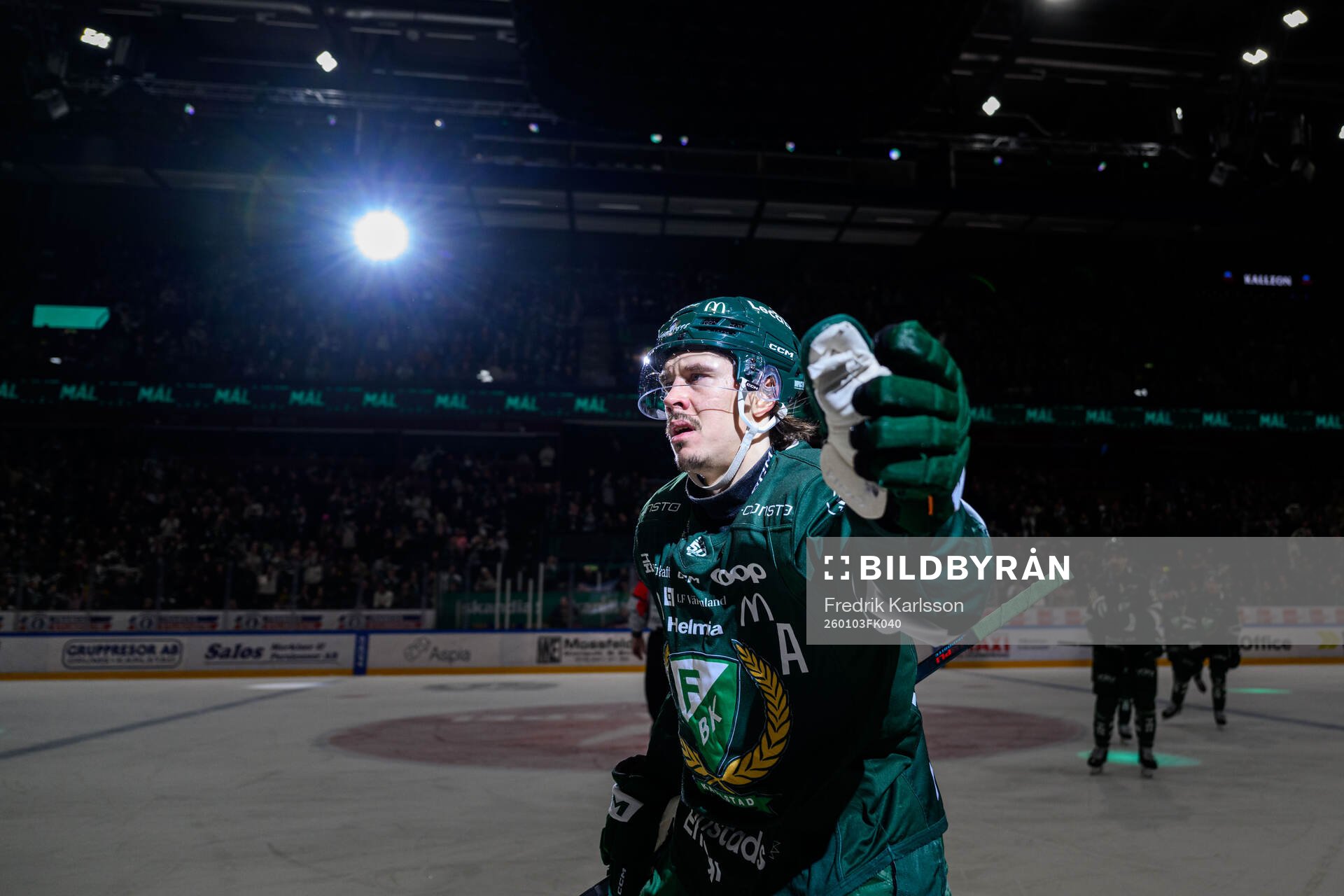Färjestads Joakim Nygård jublar