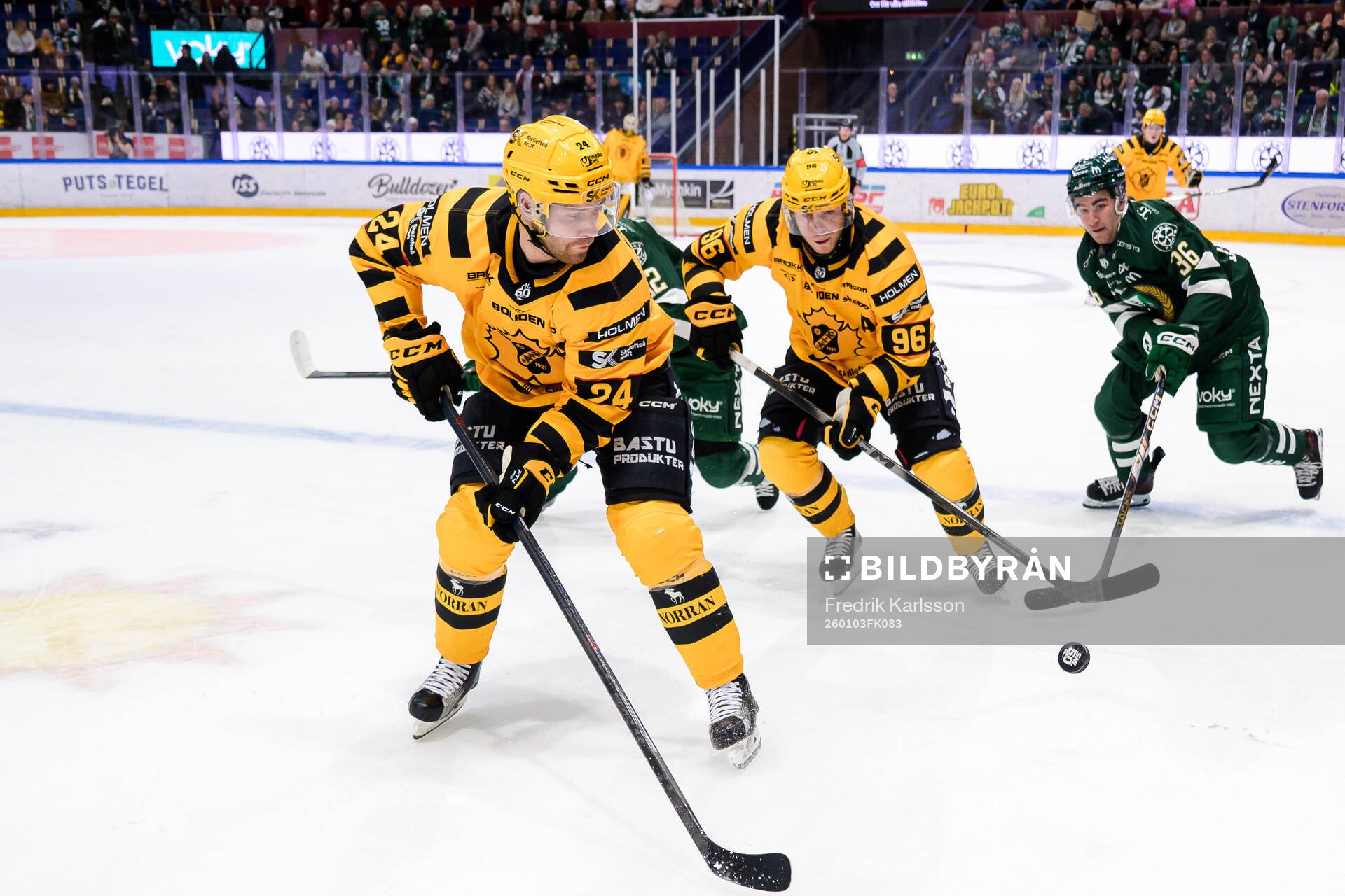 Skellefteås Oscar Lindberg och Rickard Hugg