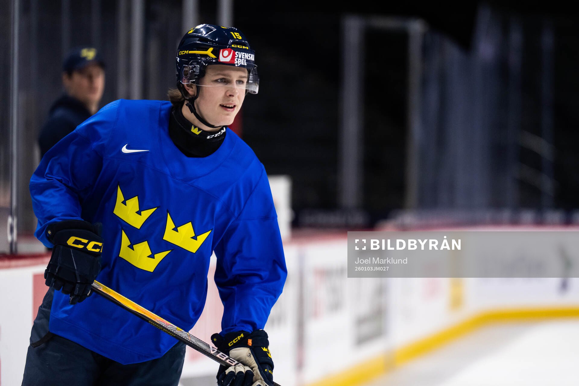 Ivar Stenberg of Sweden at a practice session