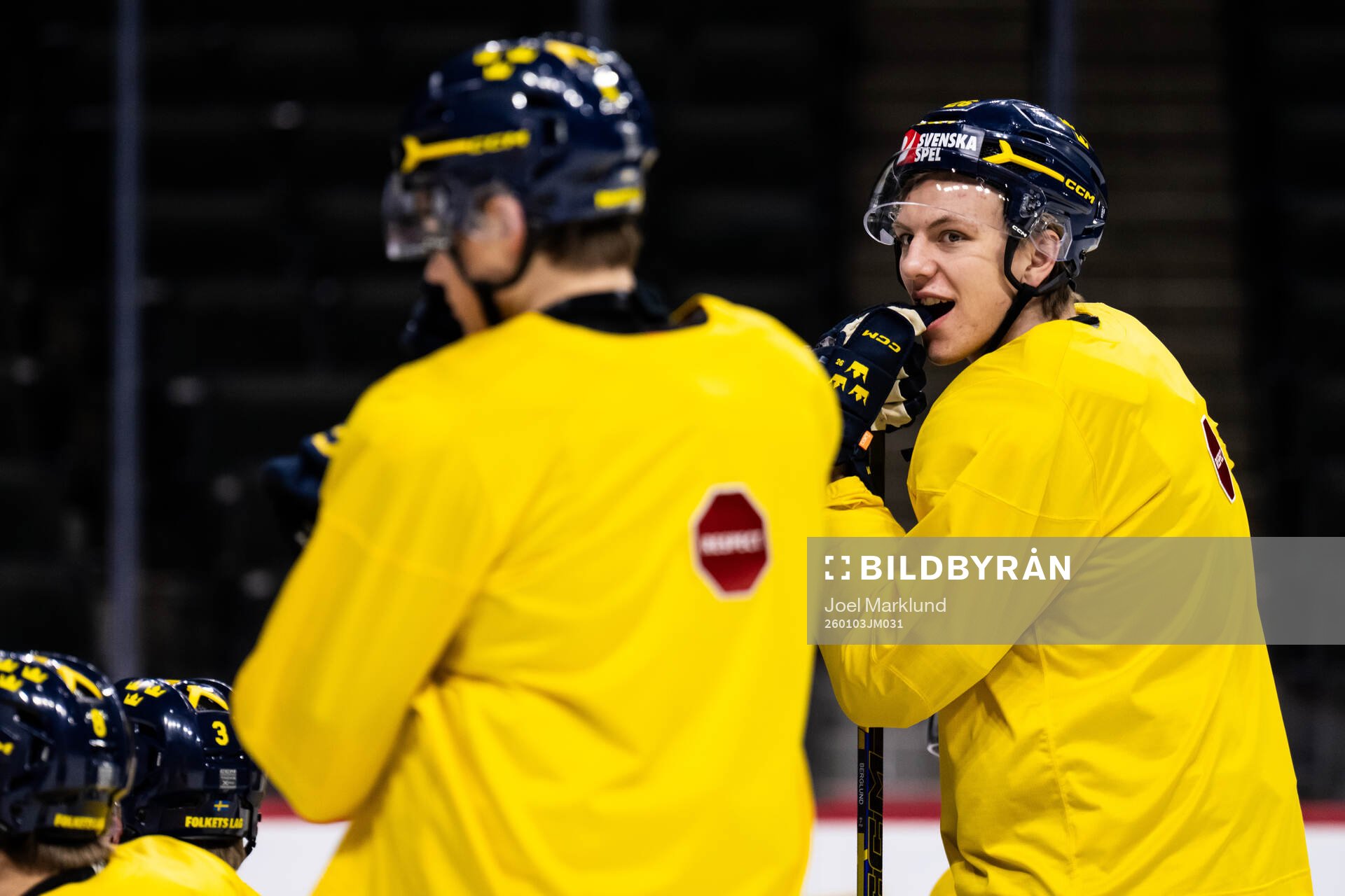 Jack Berglund of Sweden at a practice session