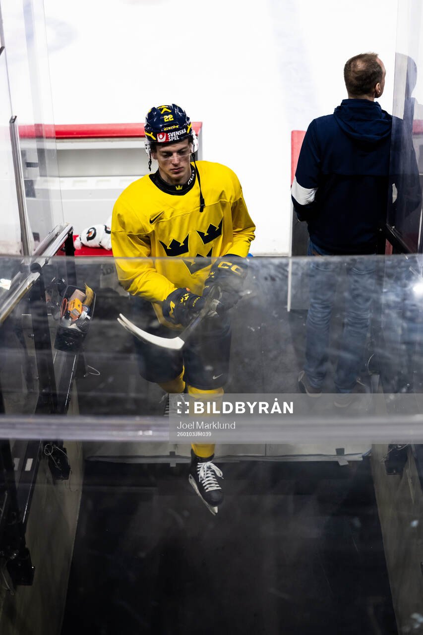 Loke Krantz of Sweden at a practice session