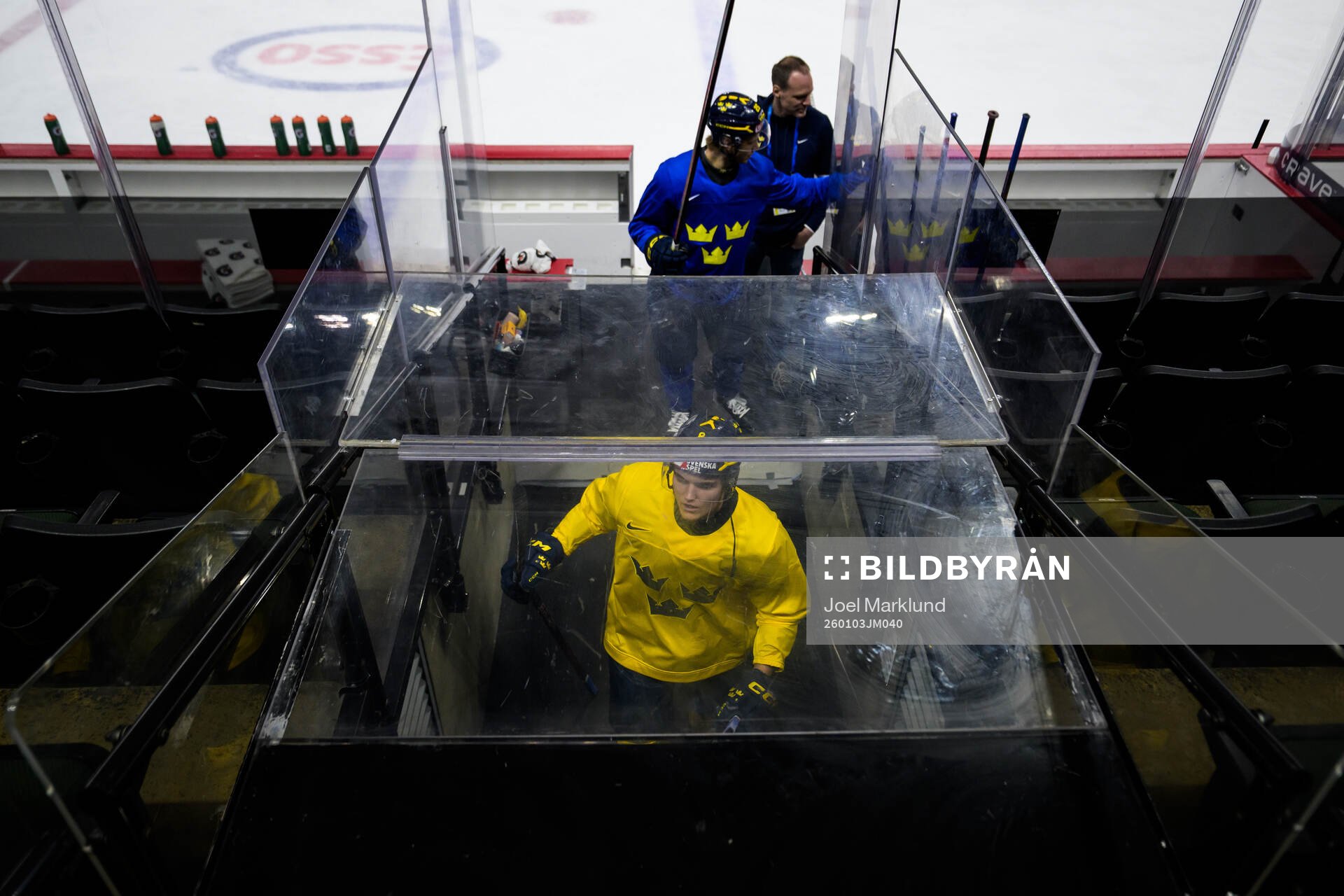Felix Carell of Sweden at a practice session