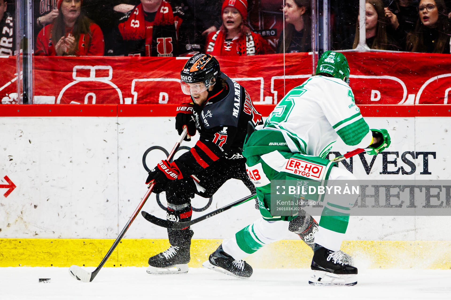 Örebros William Wikman och Rögles Gregor Biber