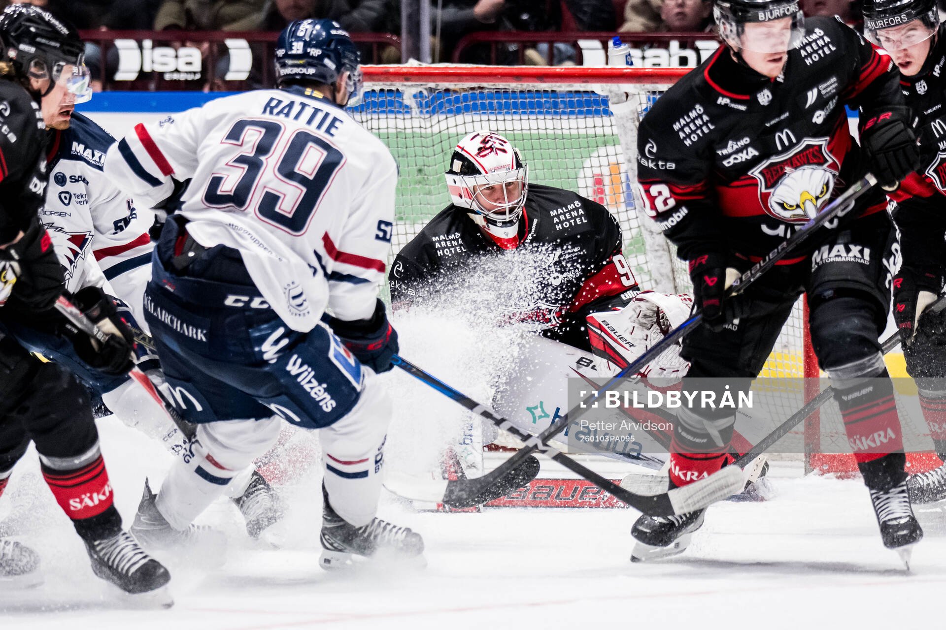 Malmö Redhawks målvakt Marek Langhamer