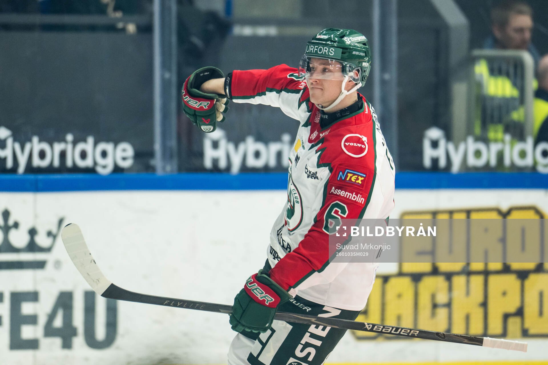 Frölundas Filip Hasa jublar