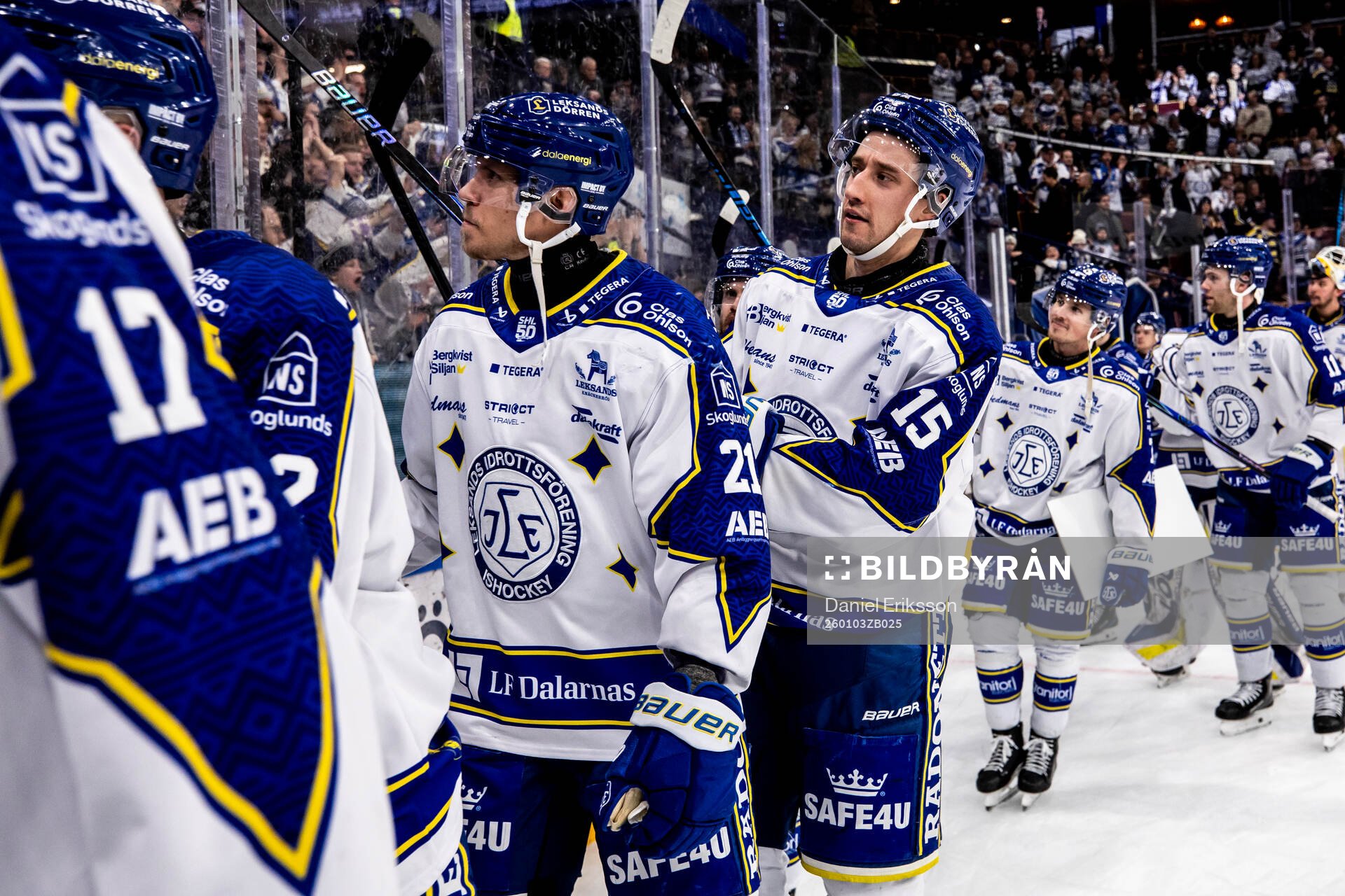 Leksands Max Veronneau  jublar