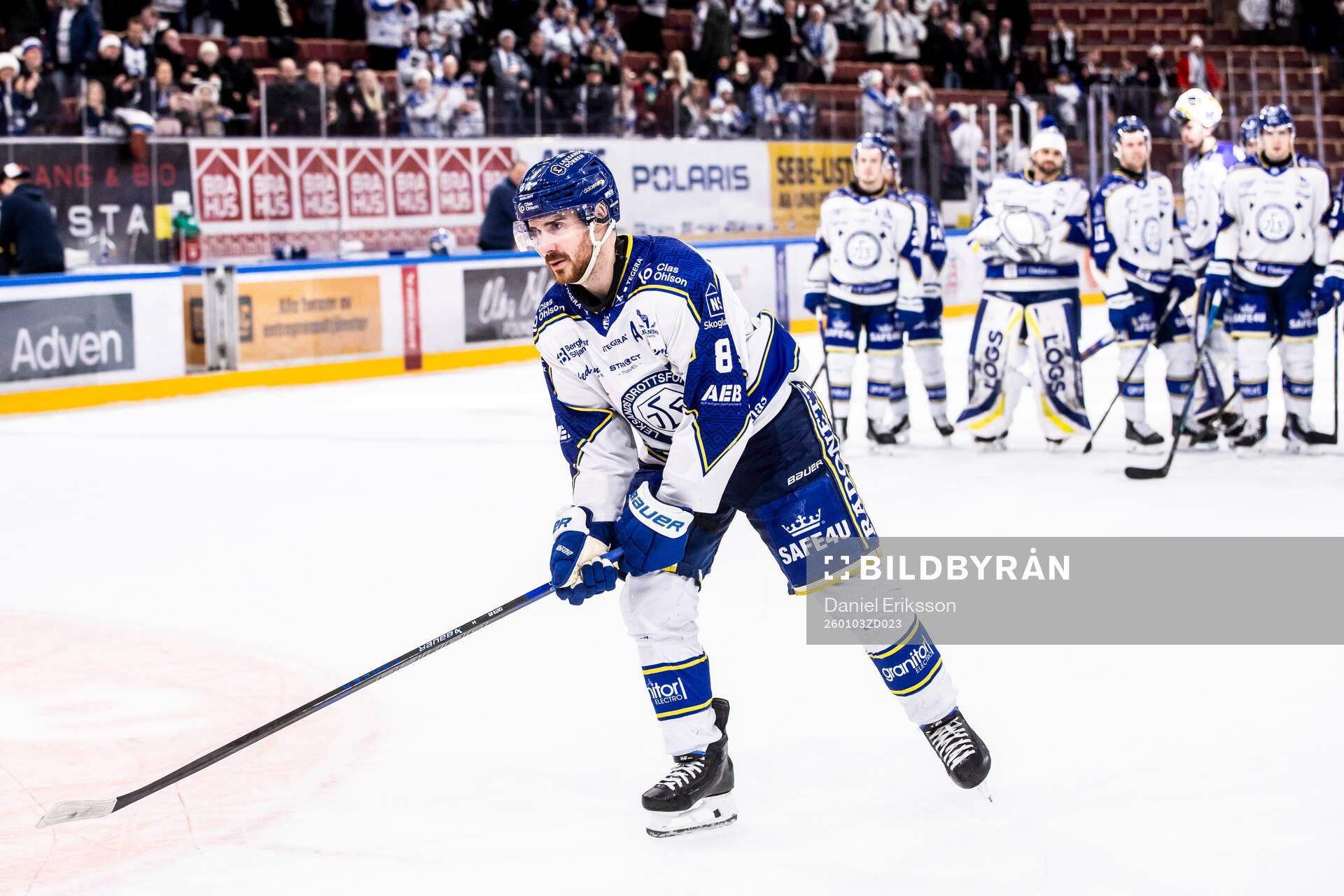 Leksands Matt Caito jublar