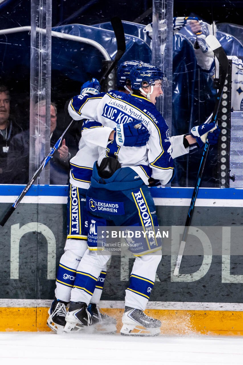 Leksands Anton Johansson jubel