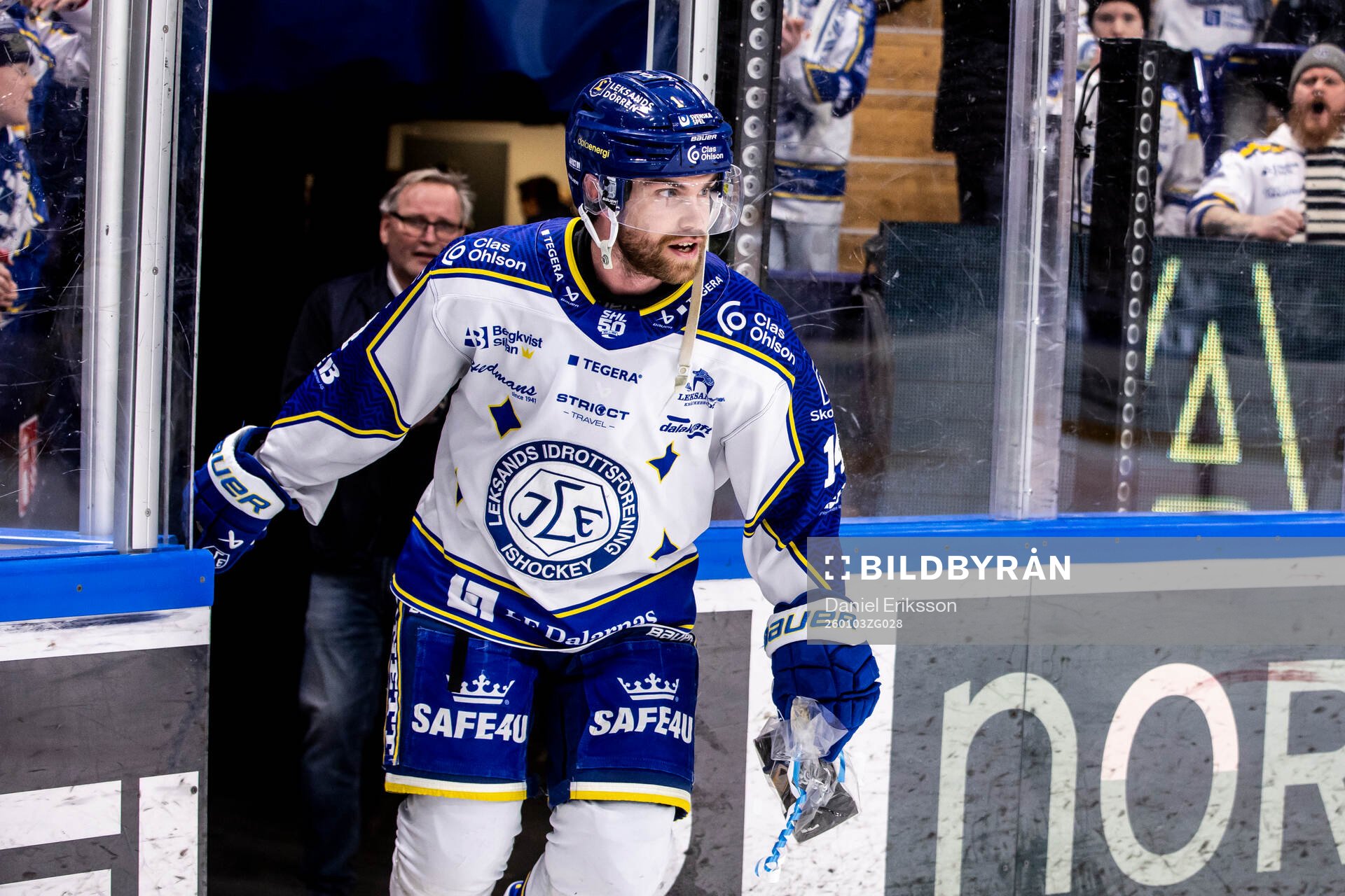 Leksands Oskar Lang utsedd till matchens krigare