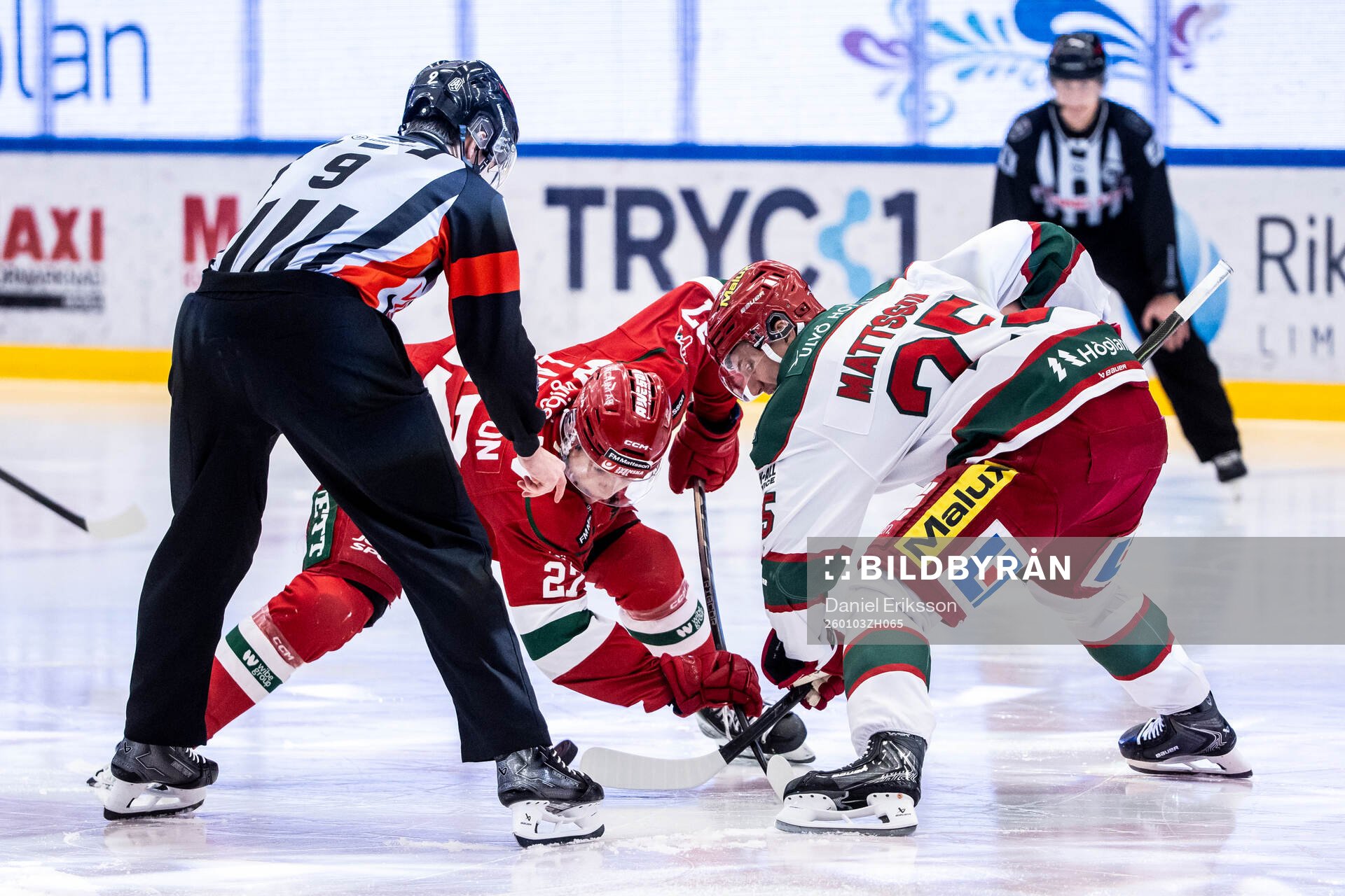 Moras Hampus Larsson och Modos Carl Mattsson