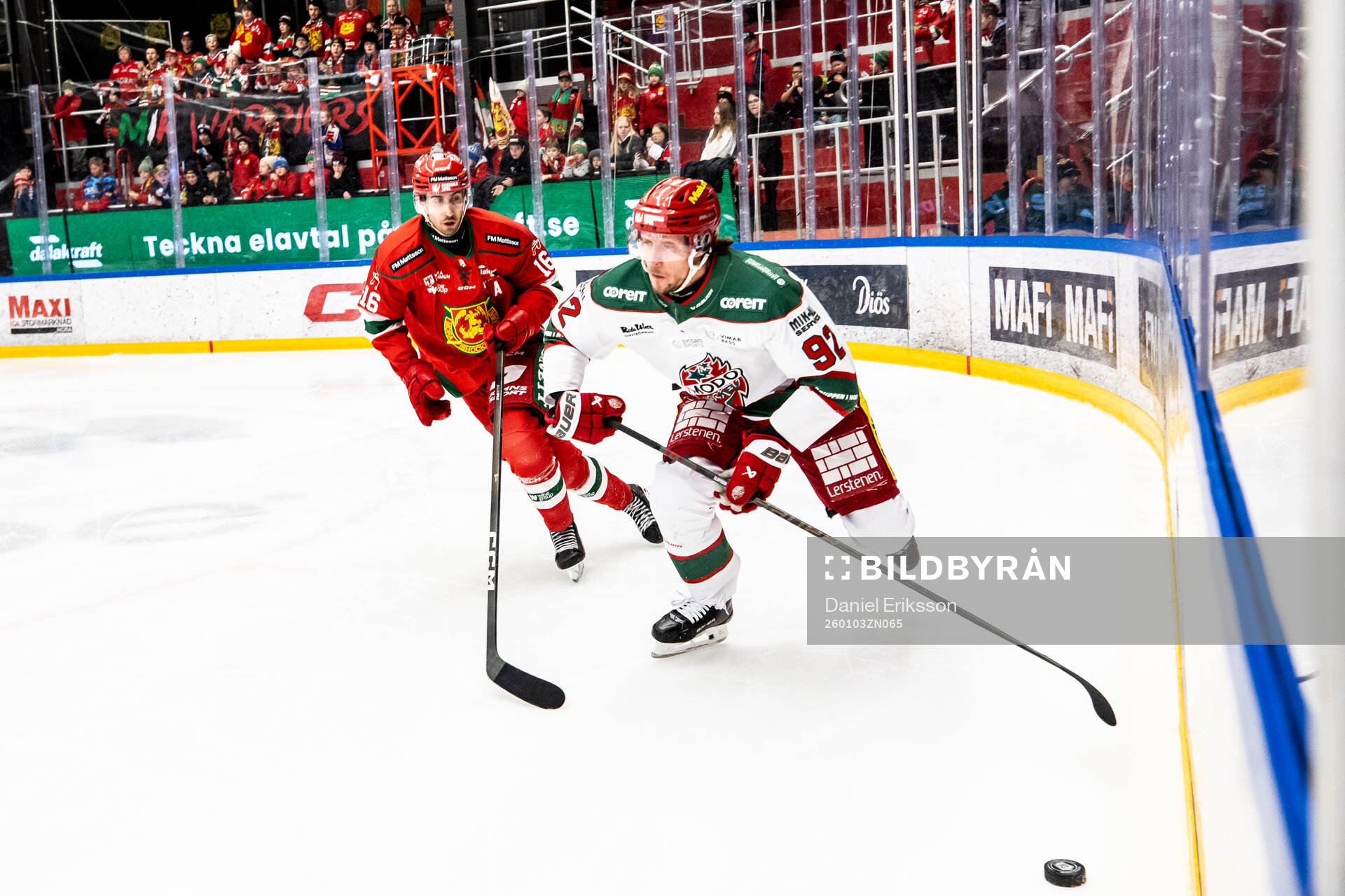 Moras Marcus Karlström och Modos Jesper Olofsson