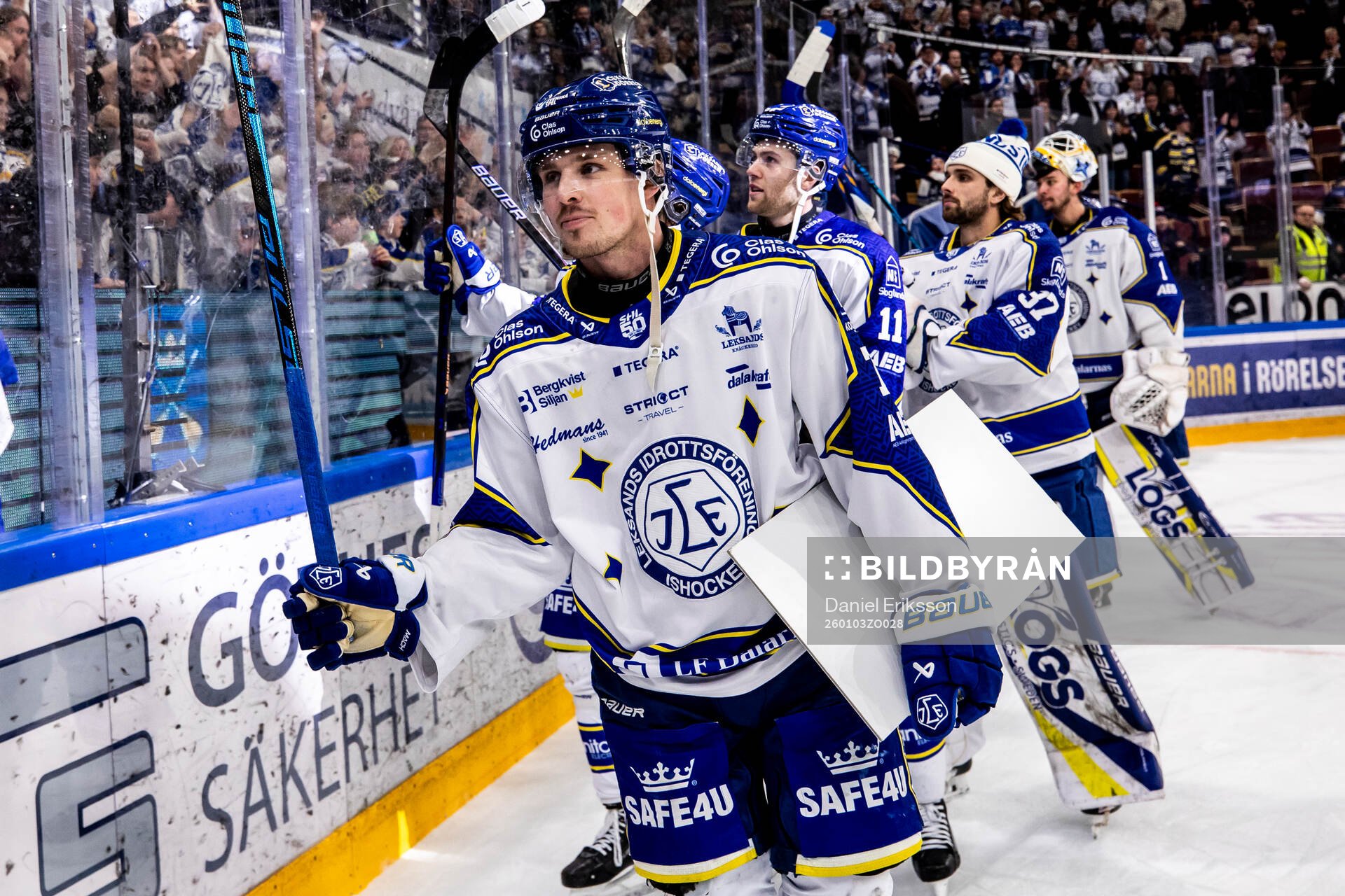 Leksands Marcus Karlberg jublar