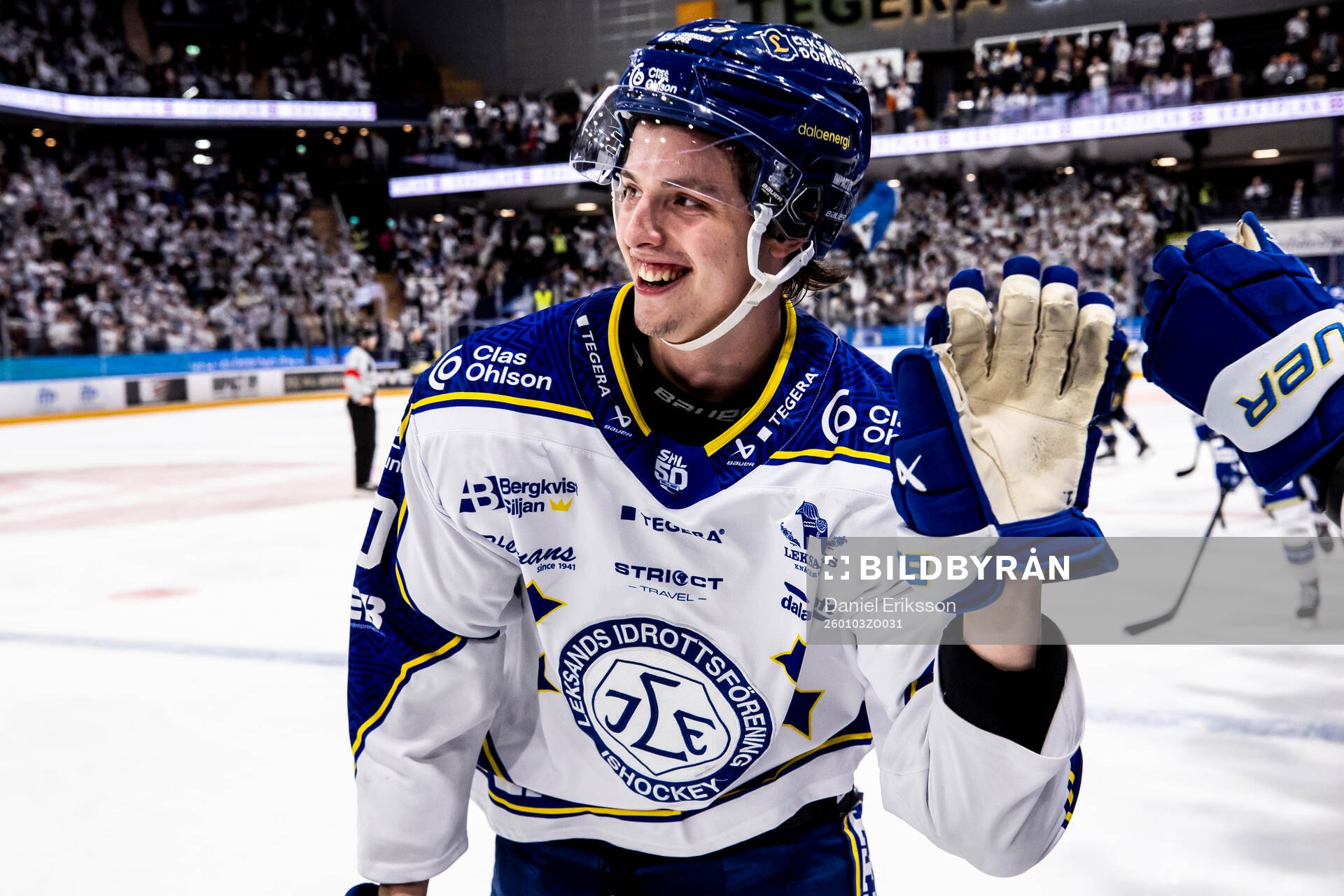 Leksands Anton Johansson jubel