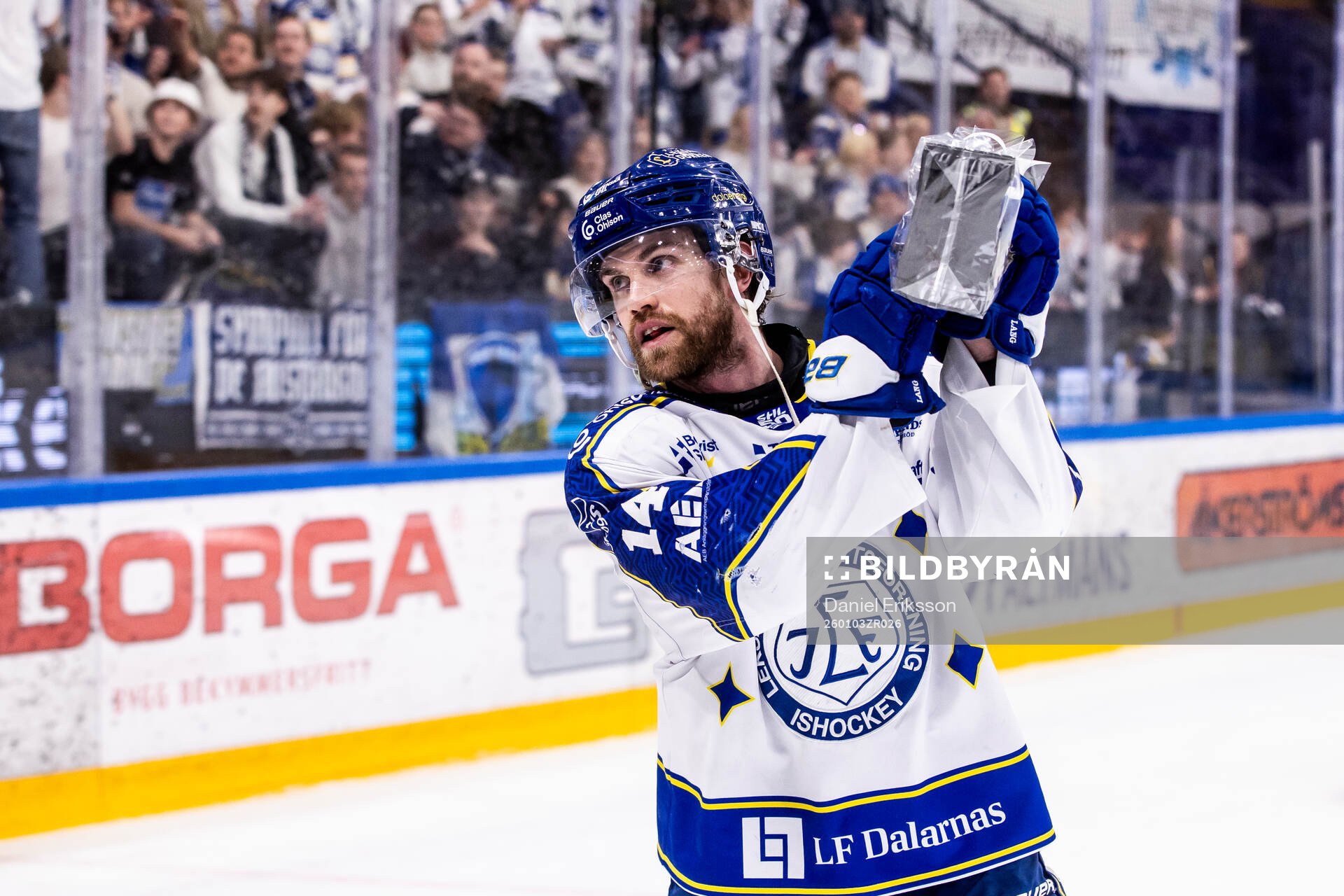 Leksands Oskar Lang utsedd till matchens krigare