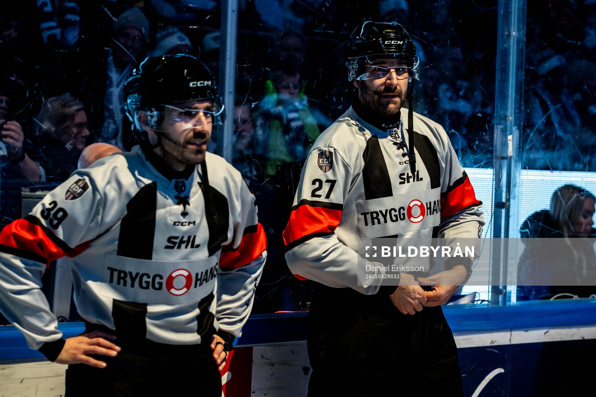Domare Mattias Enroth och Domare Mikael Sjöqvist