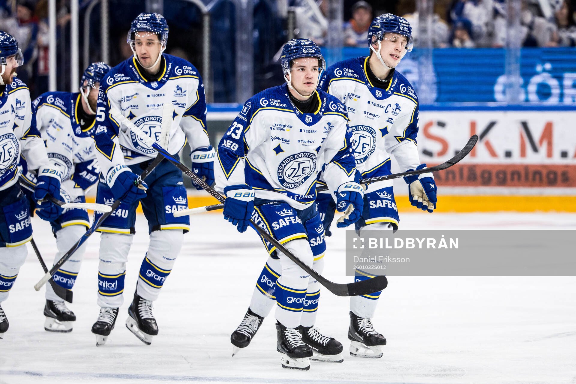 Leksands Olle Strandell jublar