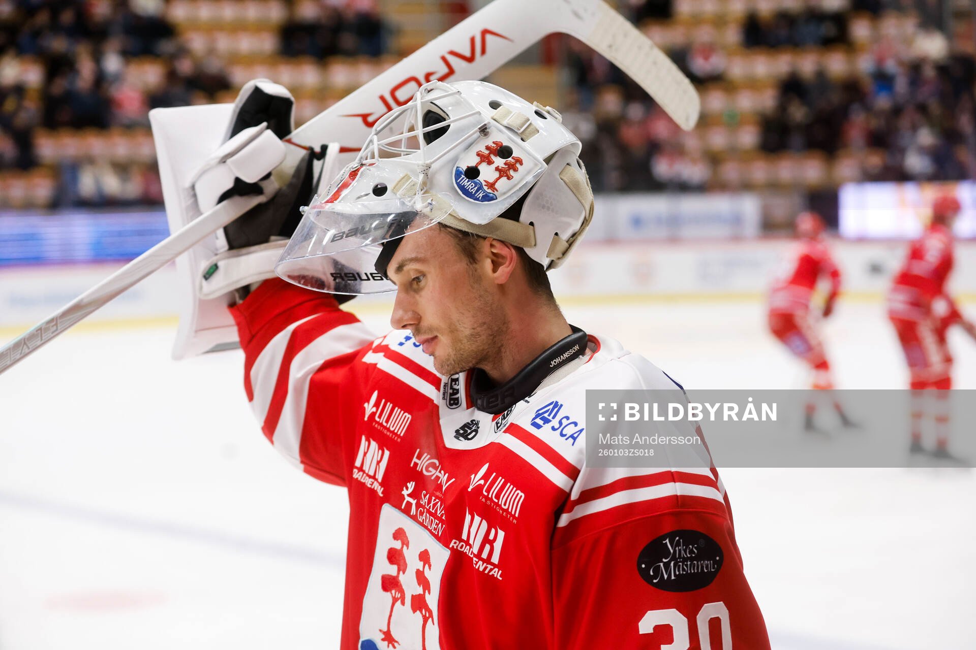 Timrås målvakt Jacob Johansson